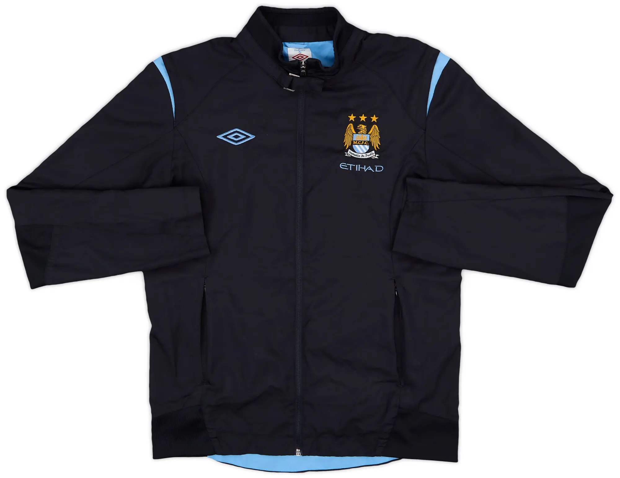 2010-11 Manchester City Umbro Track Jacket - 8/10 - (M)