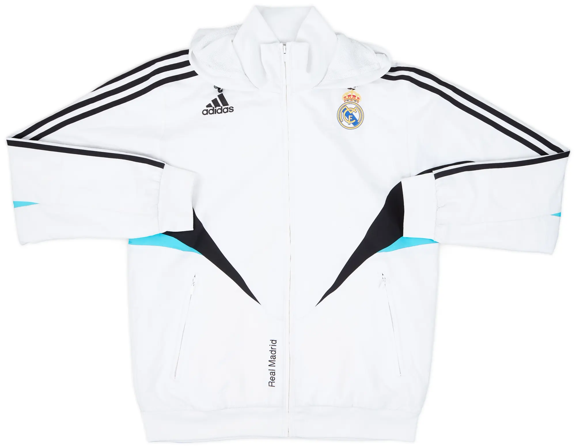 2008-09 Real Madrid adidas Hooded Track Jacket - 5/10 - (M)