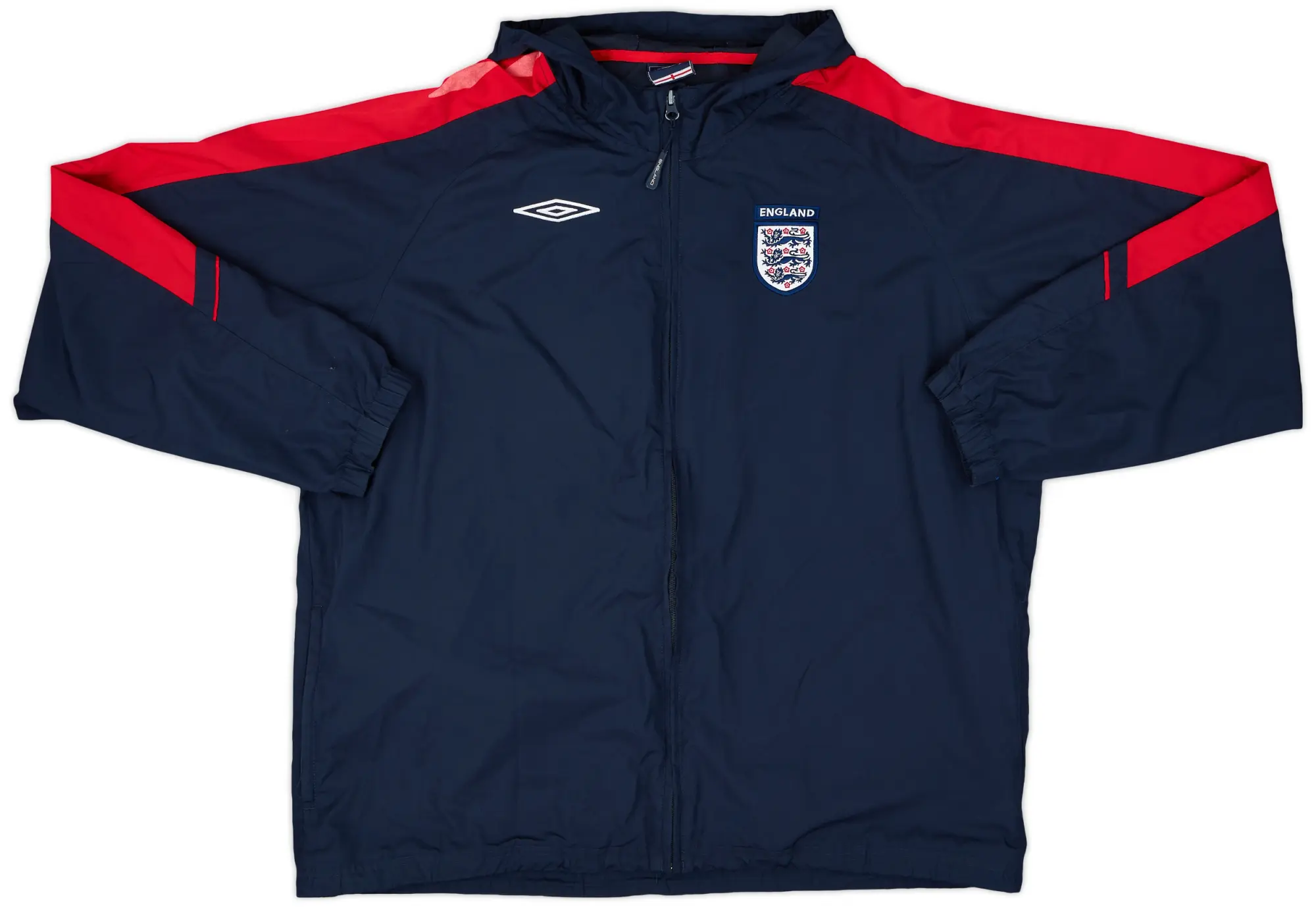 2007-09 England Umbro Hooded Rain Jacket - 5/10 - (XXL)