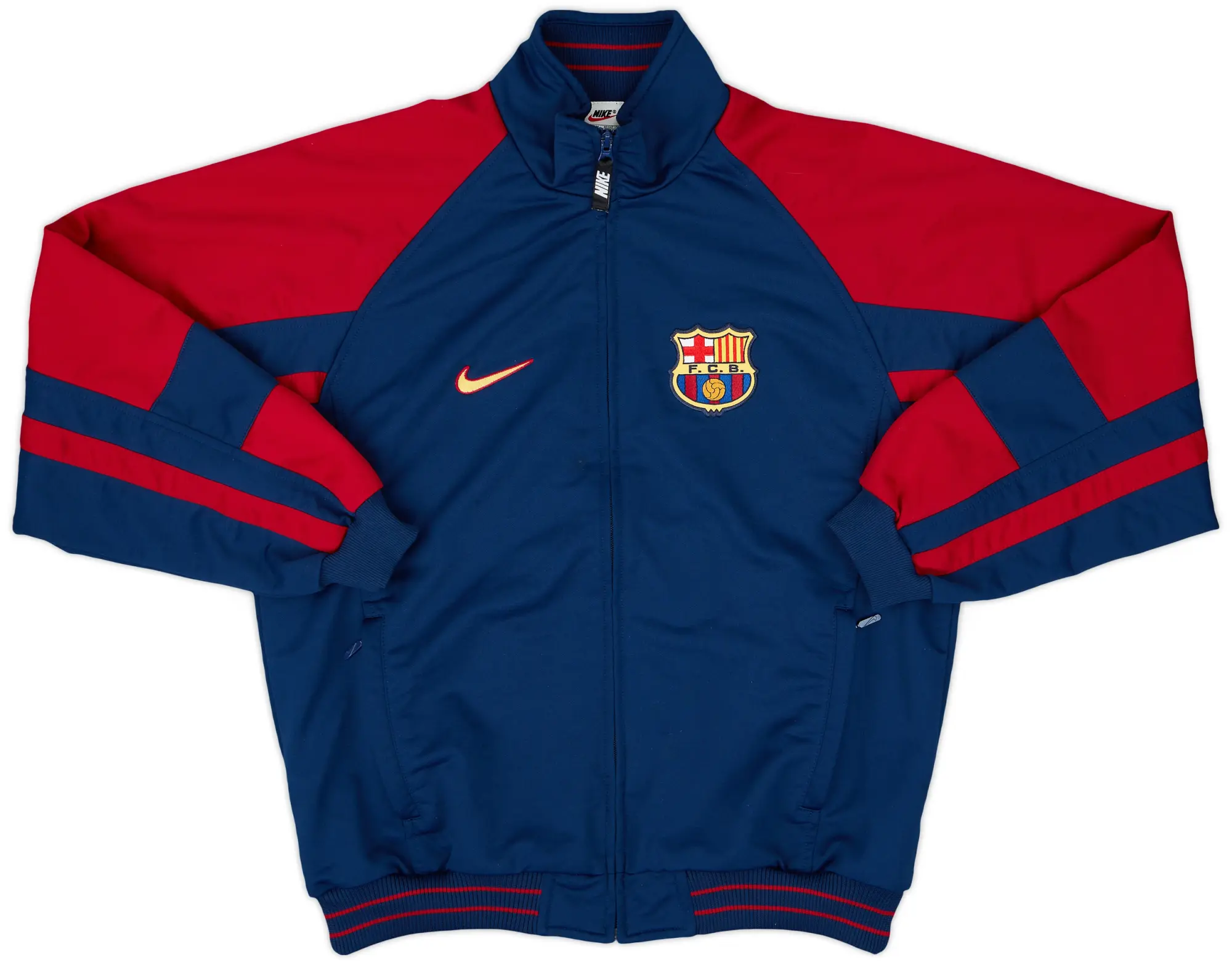 1998-99 Barcelona Nike Track Jacket - 9/10 - (M)