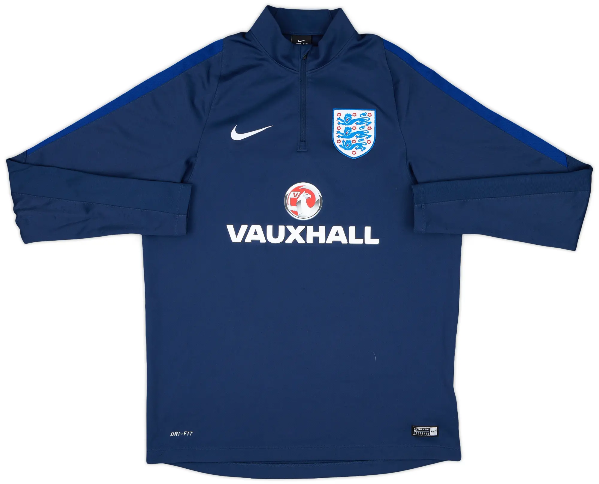2016-17 England Nike 1/4 Zip Training Top - 9/10 - (L)