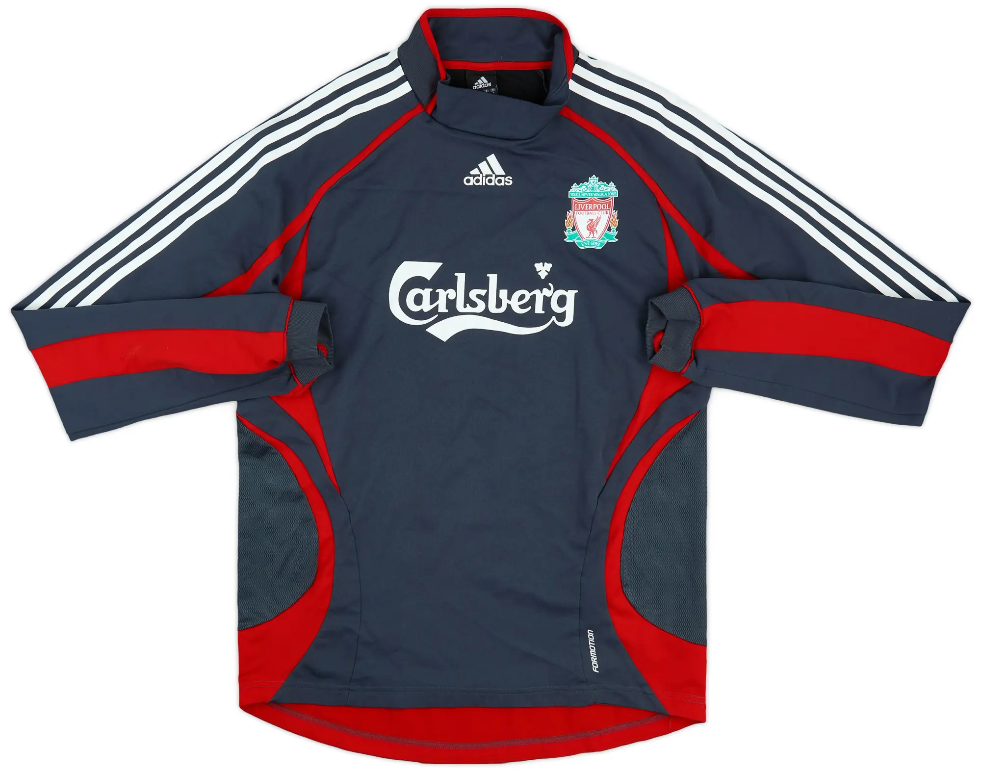 2006-07 Liverpool adidas Formotion Training Top - 9/10 - (L)