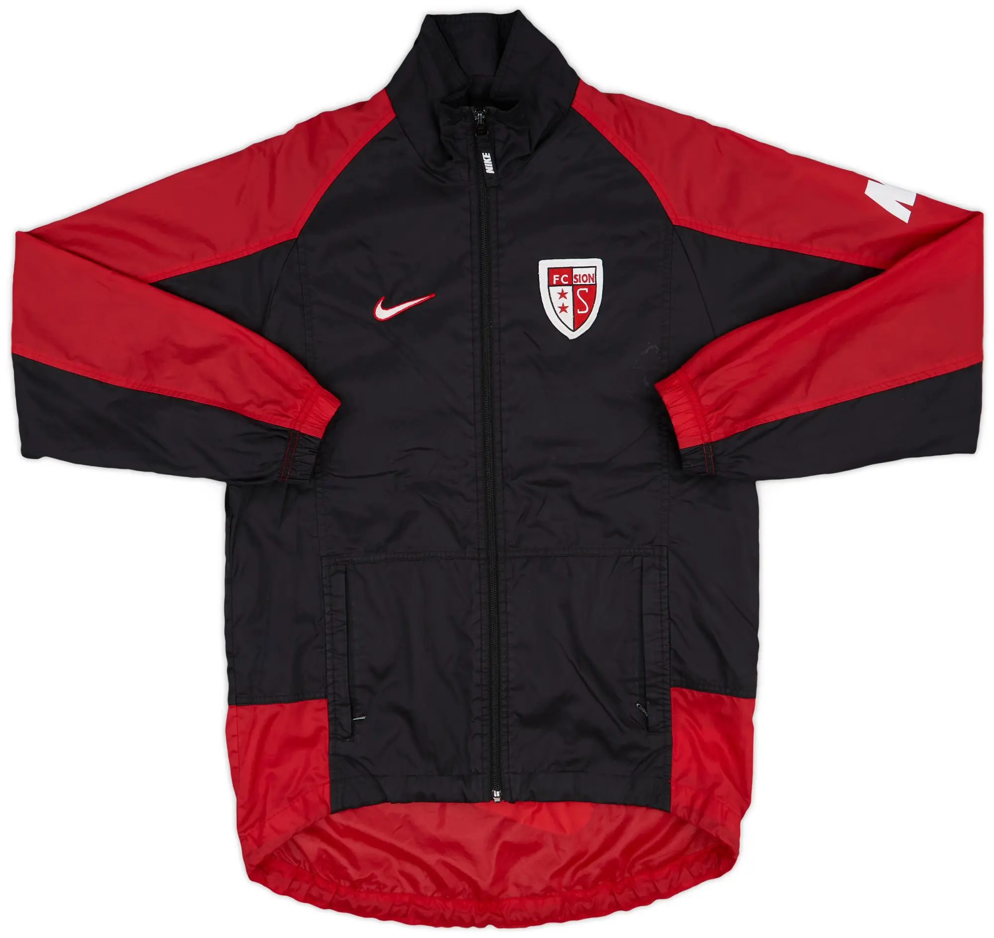 1998-00 FC Sion Nike Track Jacket - 7/10 - (S)