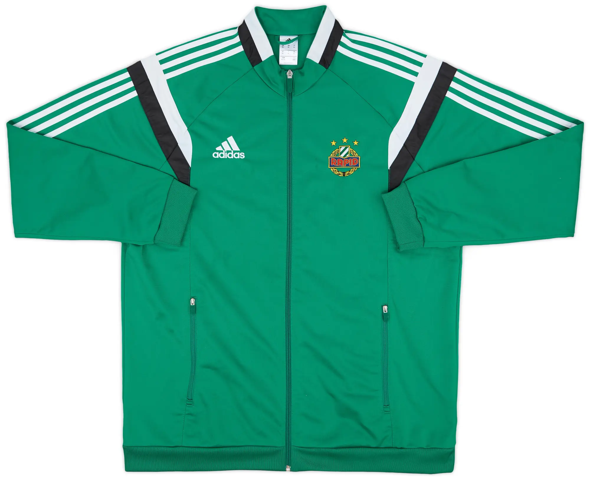 2014-15 Rapid Vienna Track adidas Jacket - 8/10 - (XL)