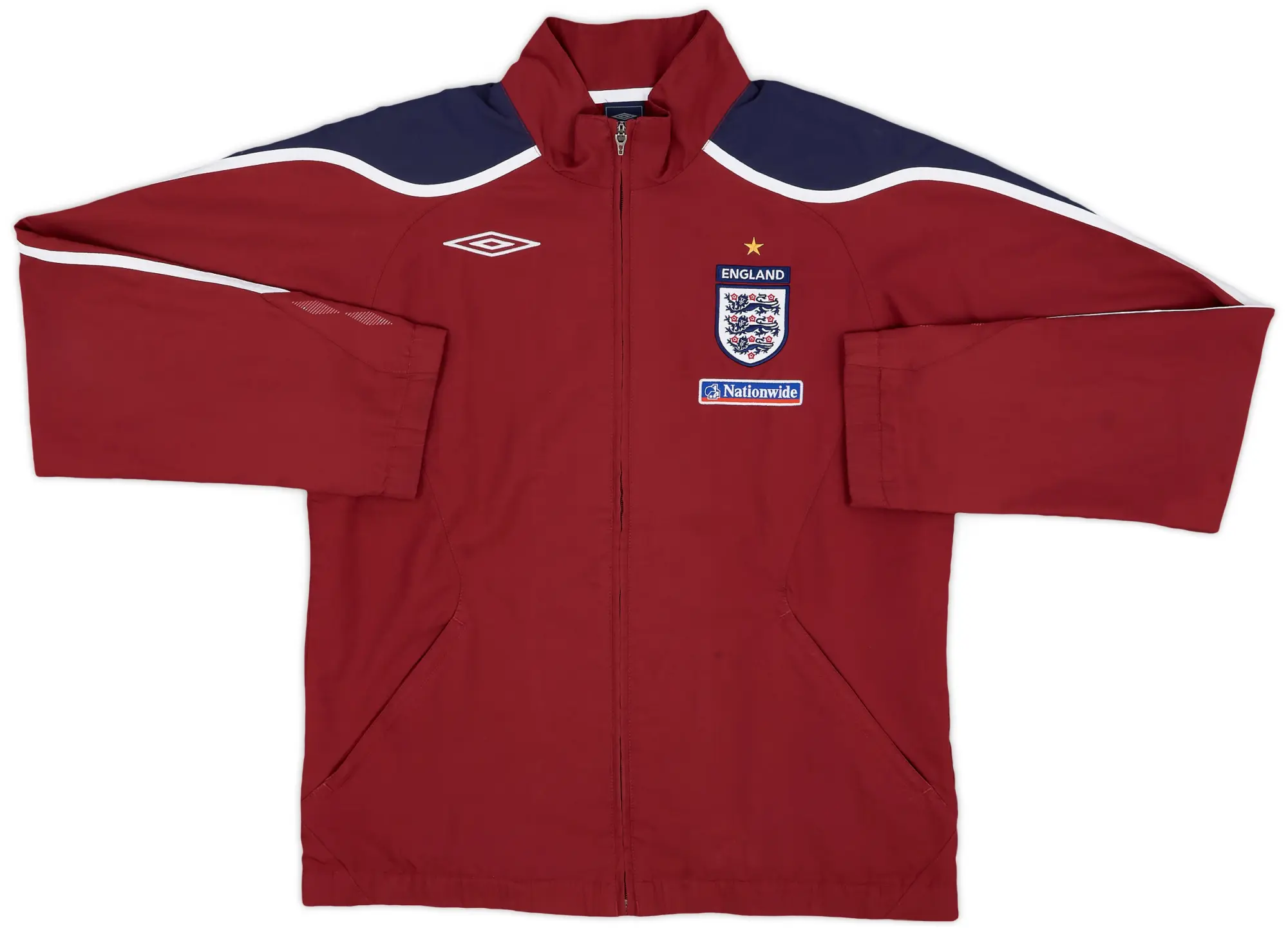 2007-08 England Umbro Track Jacket - 9/10 - (S)