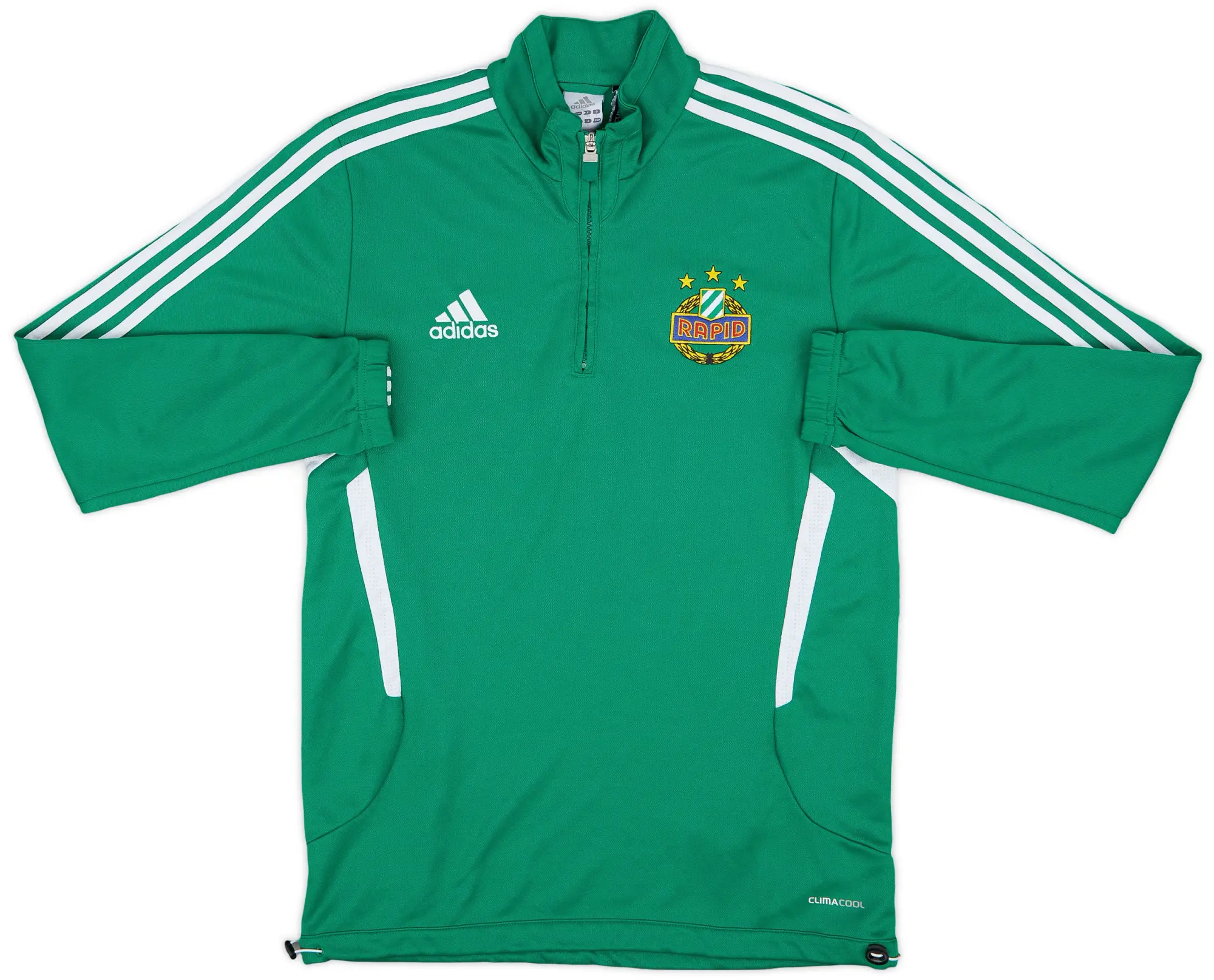 2012-13 Rapid Vienna adidas 1/4 Zip Track Jacket - 9/10 - (M)