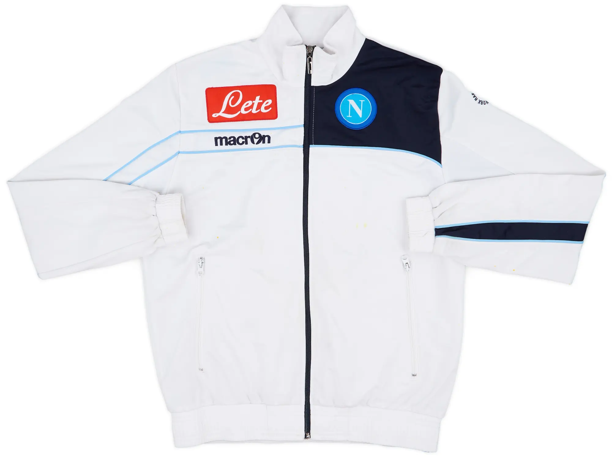 2011-12 Napoli Macron Track Jacket - 6/10 - (L)