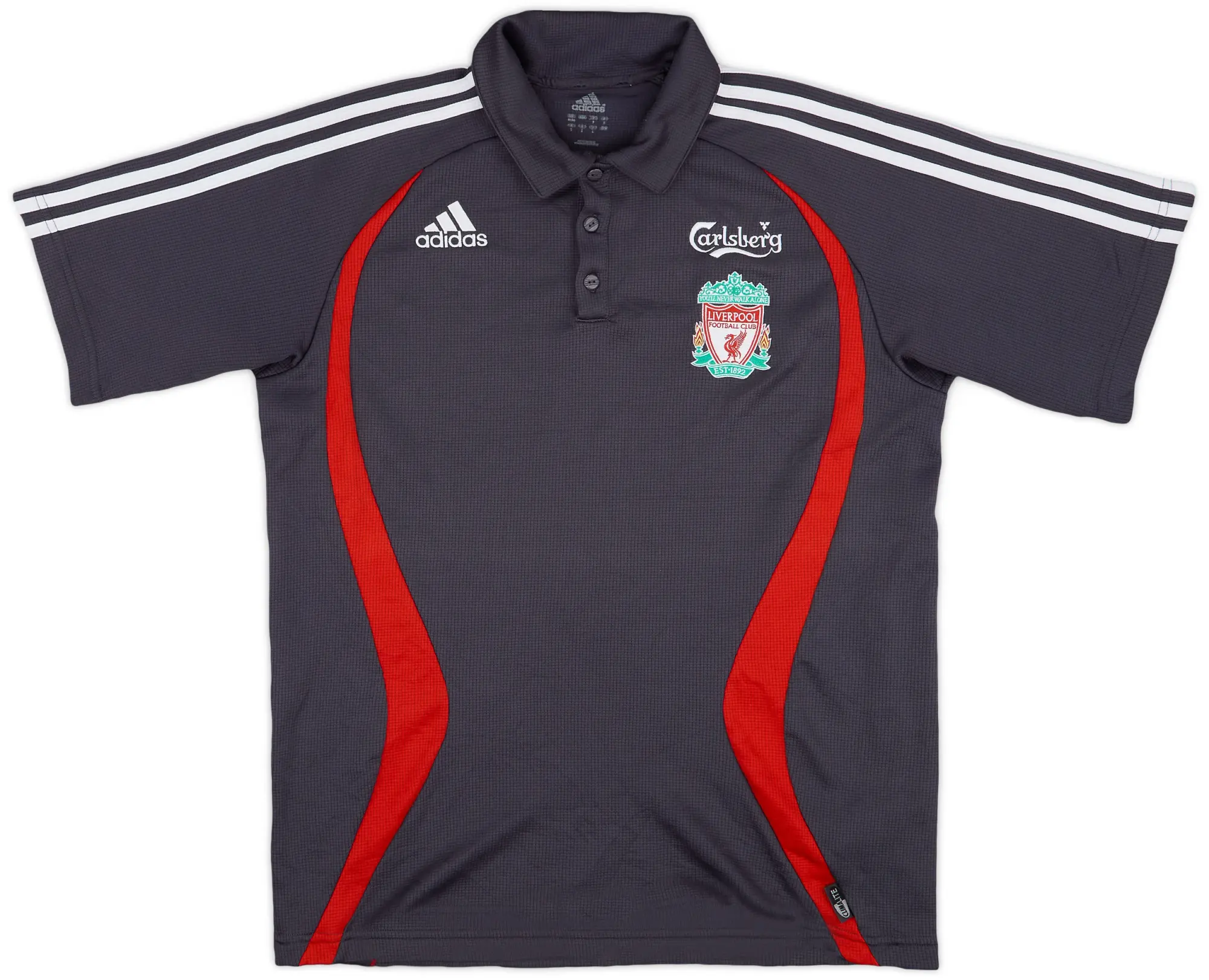 2006-07 Liverpool adidas Polo Shirt - 9/10 - (M)