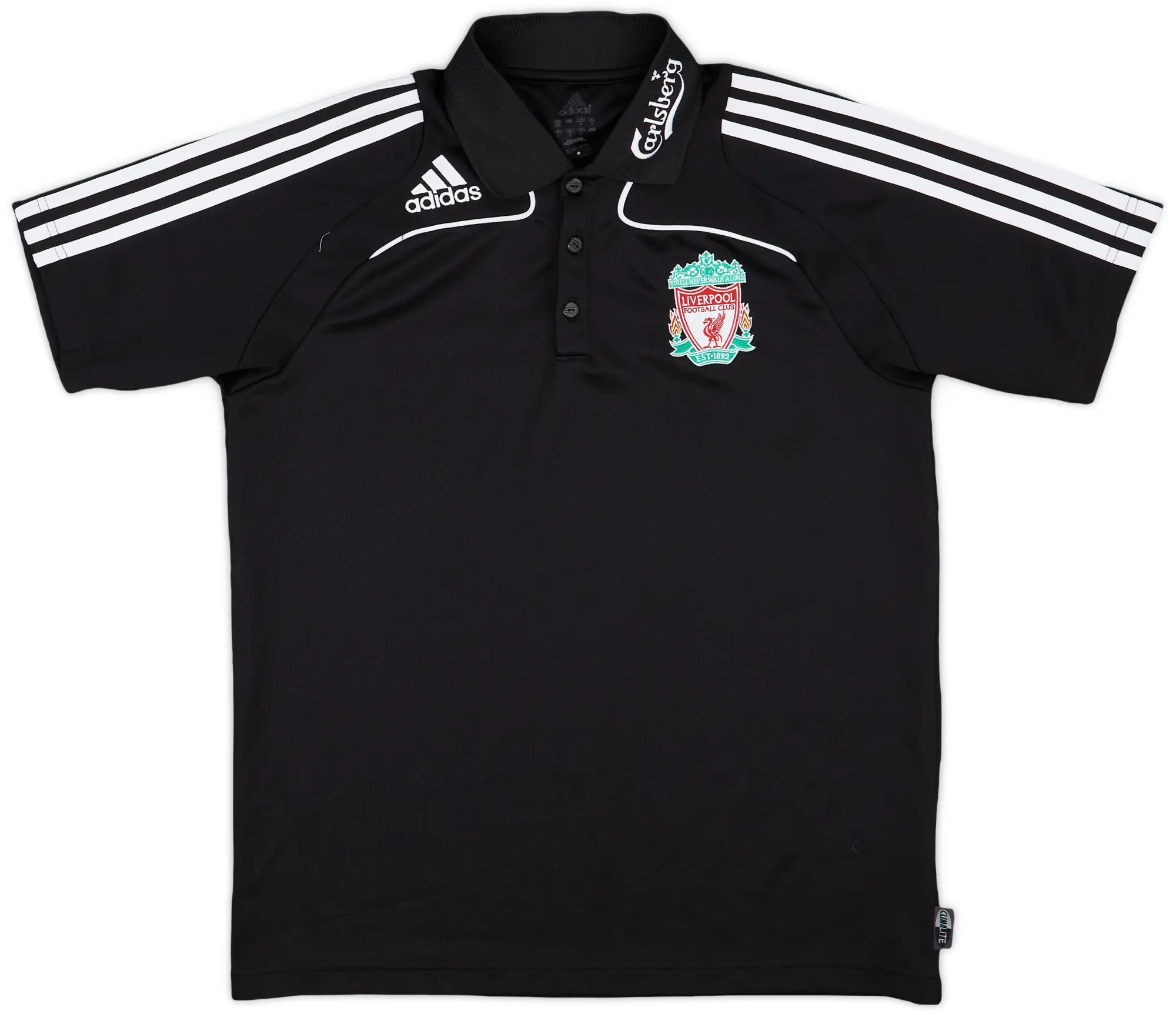 2008-09 Liverpool adidas Polo Shirt - 9/10 - (L)