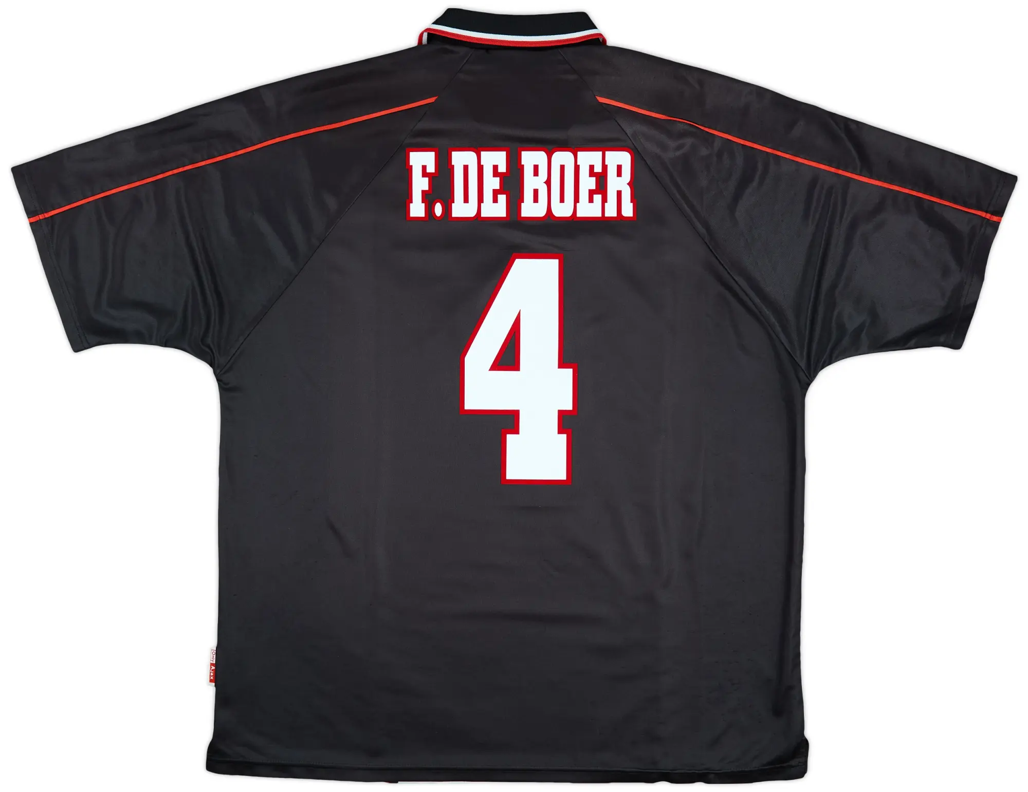 1998-99 Ajax Away Shirt F.De Boer #4 - 9/10 - (XXL)
