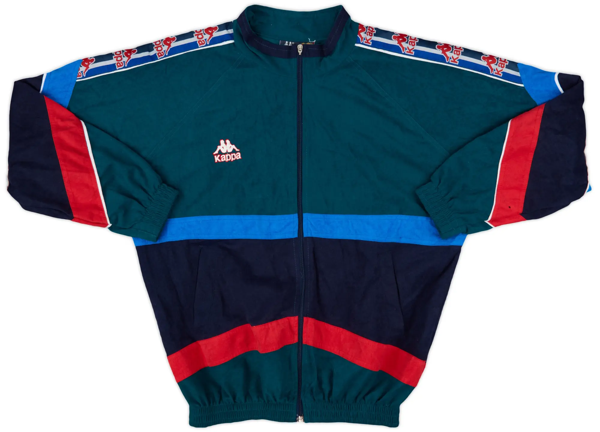 1995-97 Barcelona Kappa Track Jacket - 7/10 - (XL)