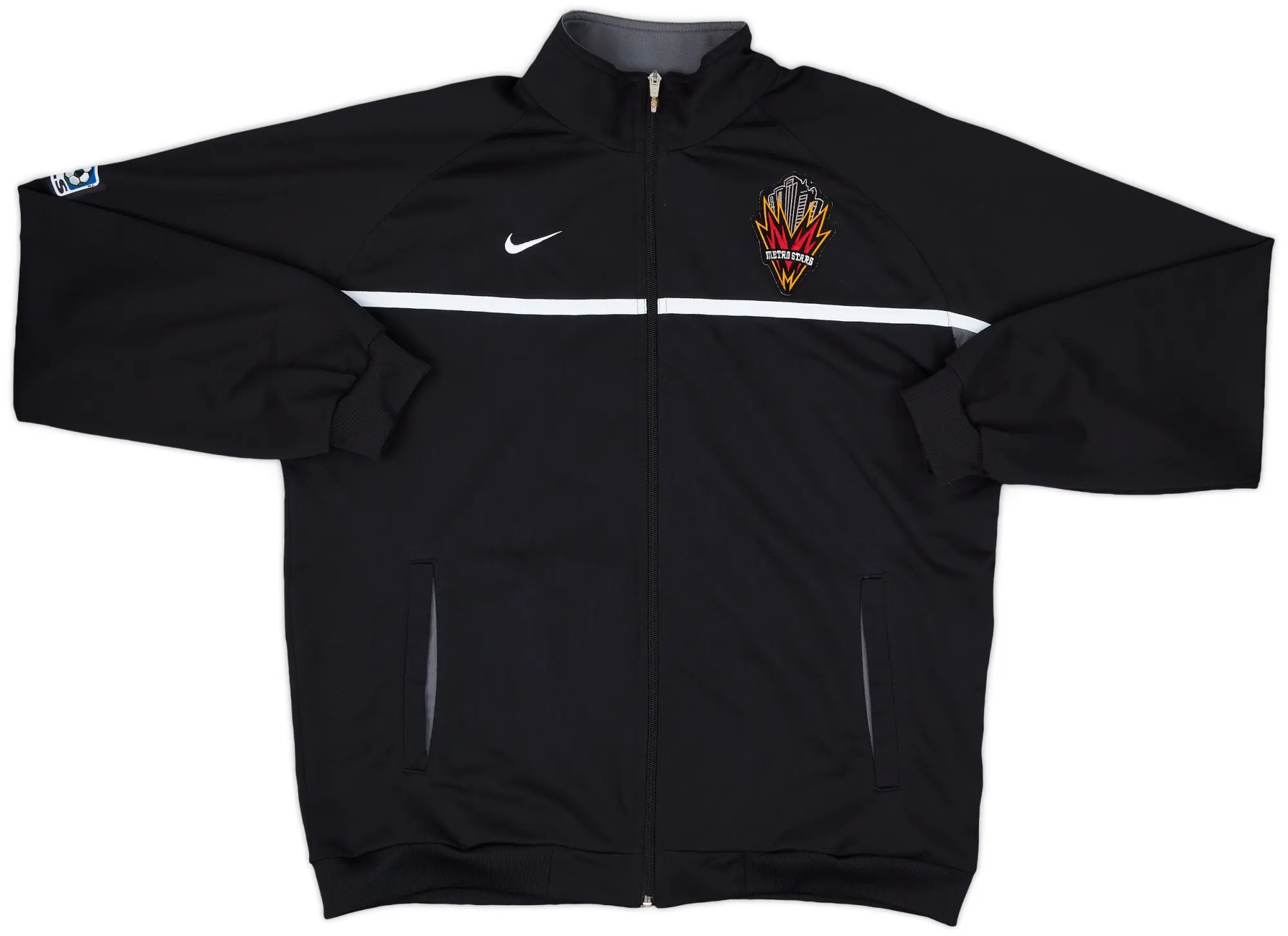 2002-03 NY/NJ Metrostars Nike Track Jacket - 8/10 - (L)
