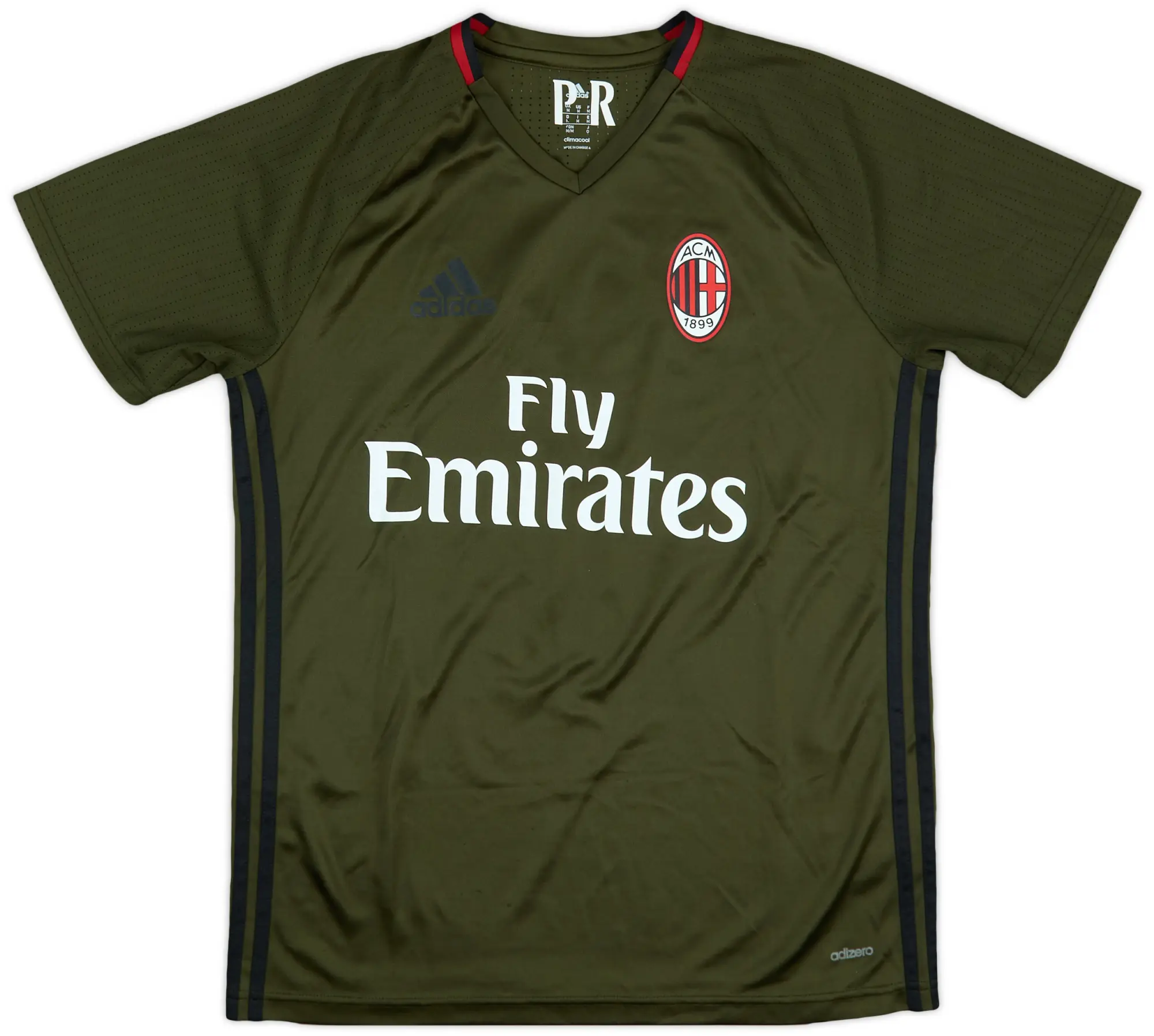 2016-17 AC Milan adizero Training Shirt - 9/10 - (M)