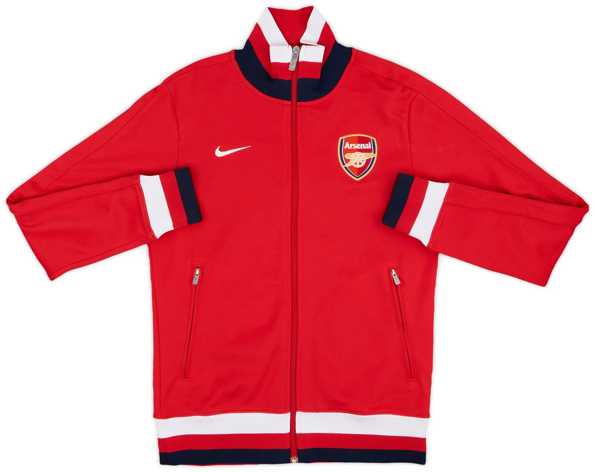 2013-14 Arsenal Nike N98 Track Jacket - 8/10 - (S)