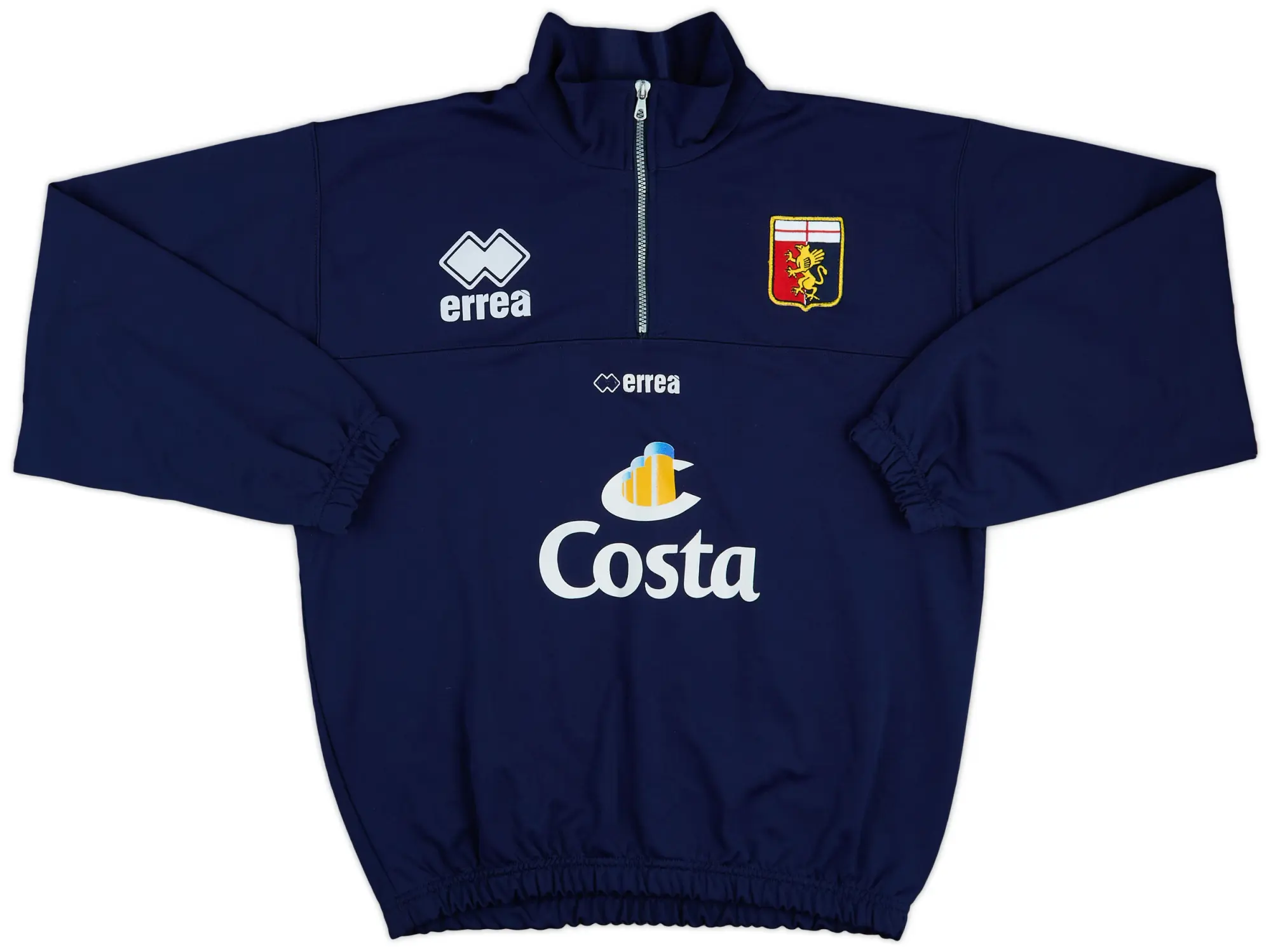 2004-05 Genoa Errea 1/4 Zip Drill Top - 8/10 - (XL)