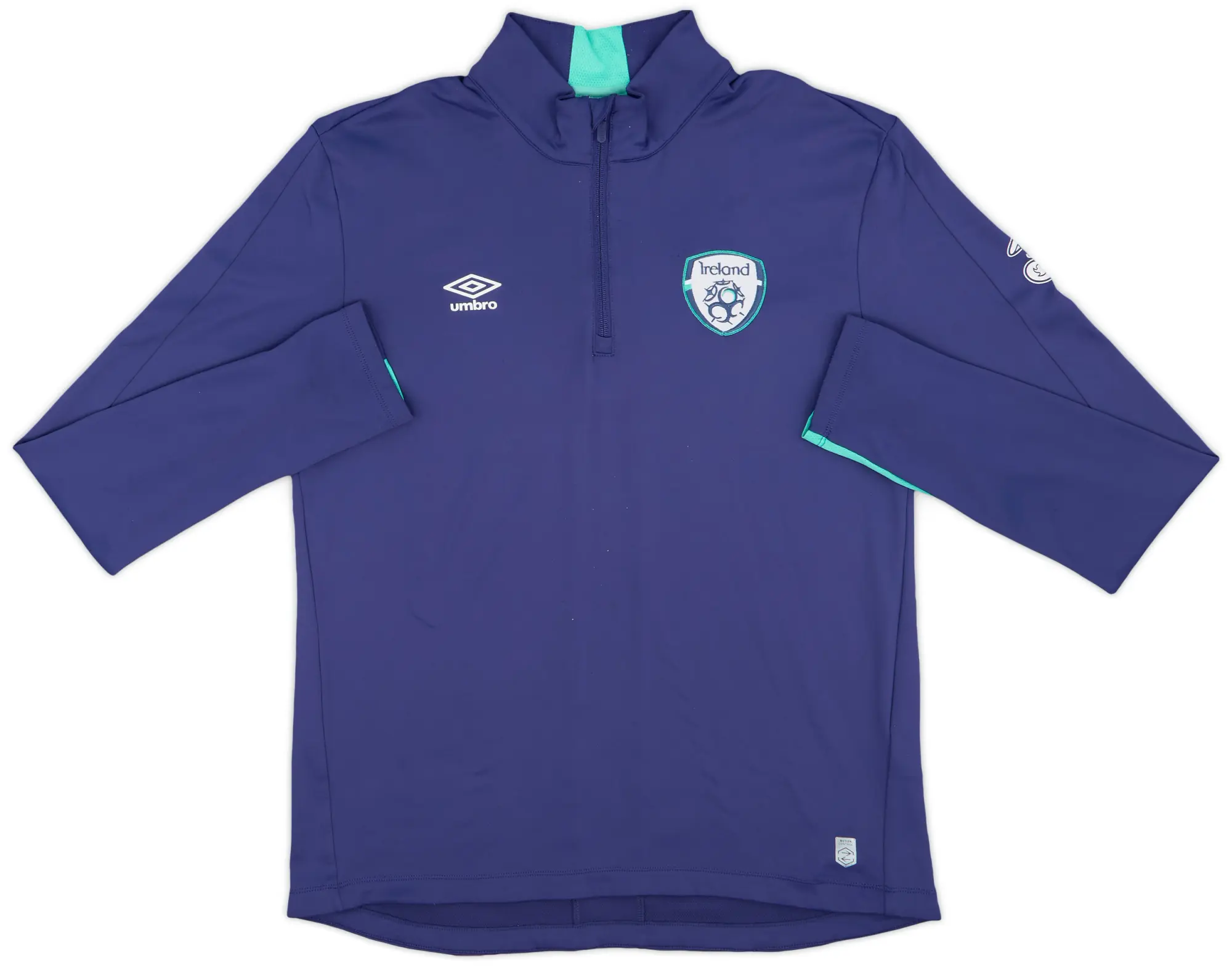 2020-21 Ireland Umbro 1/4 Zip Drill Top - 6/10 - (L)