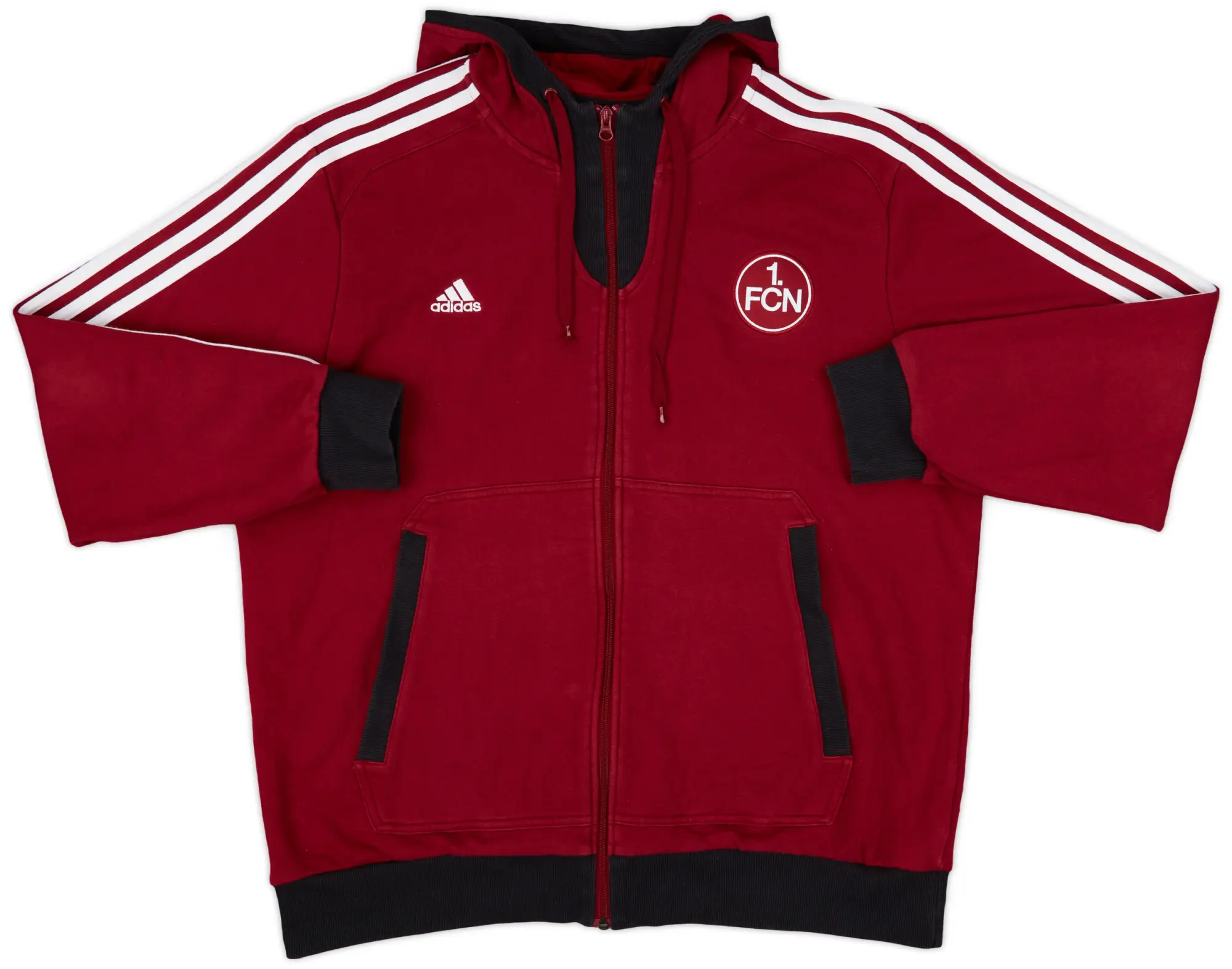 2013-14 Nurnberg adidas Hooded Sweat Top - 8/10 - (XL)
