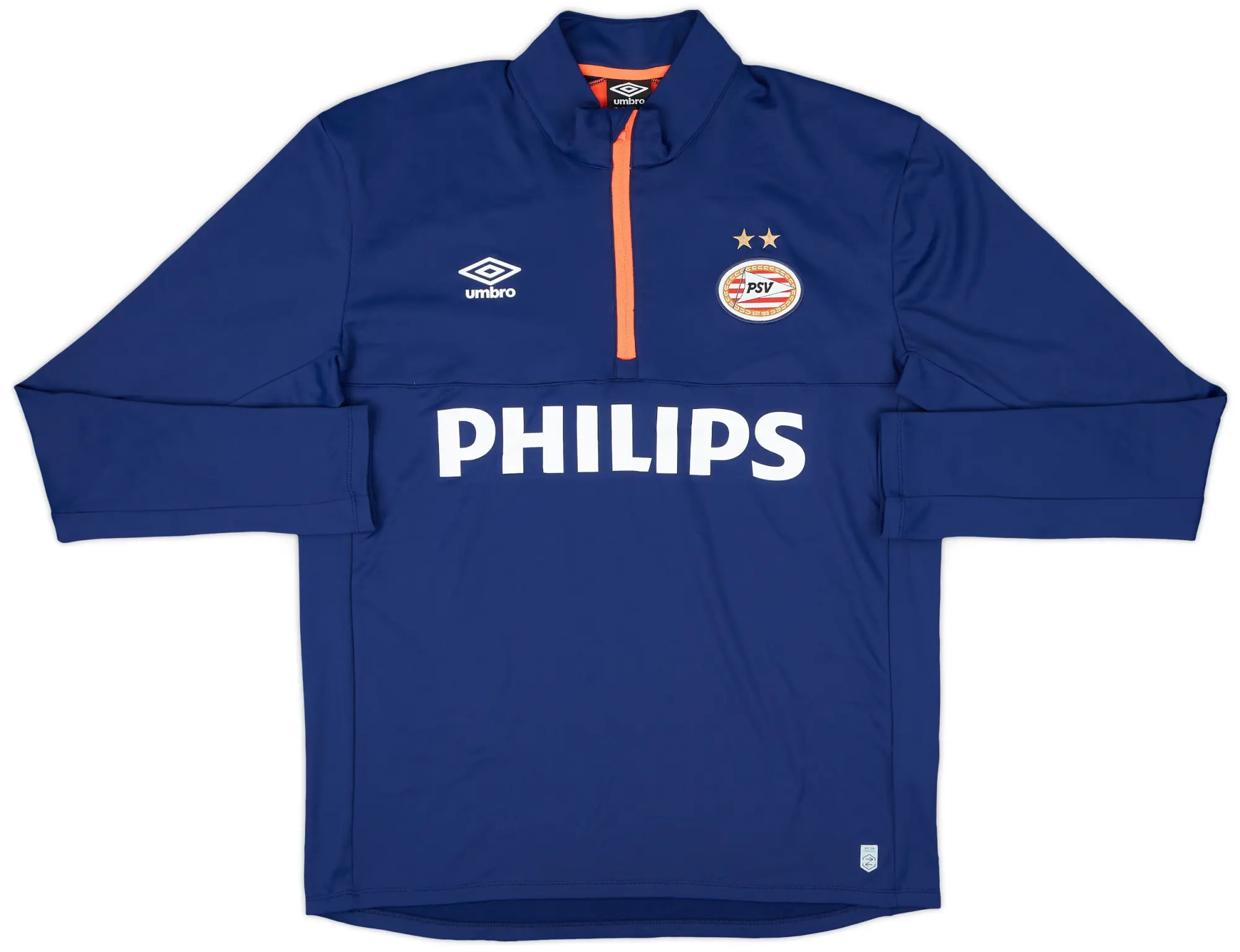 2015-16 PSV Umbro 1/4 Zip Training Top - 9/10 - (XXL)