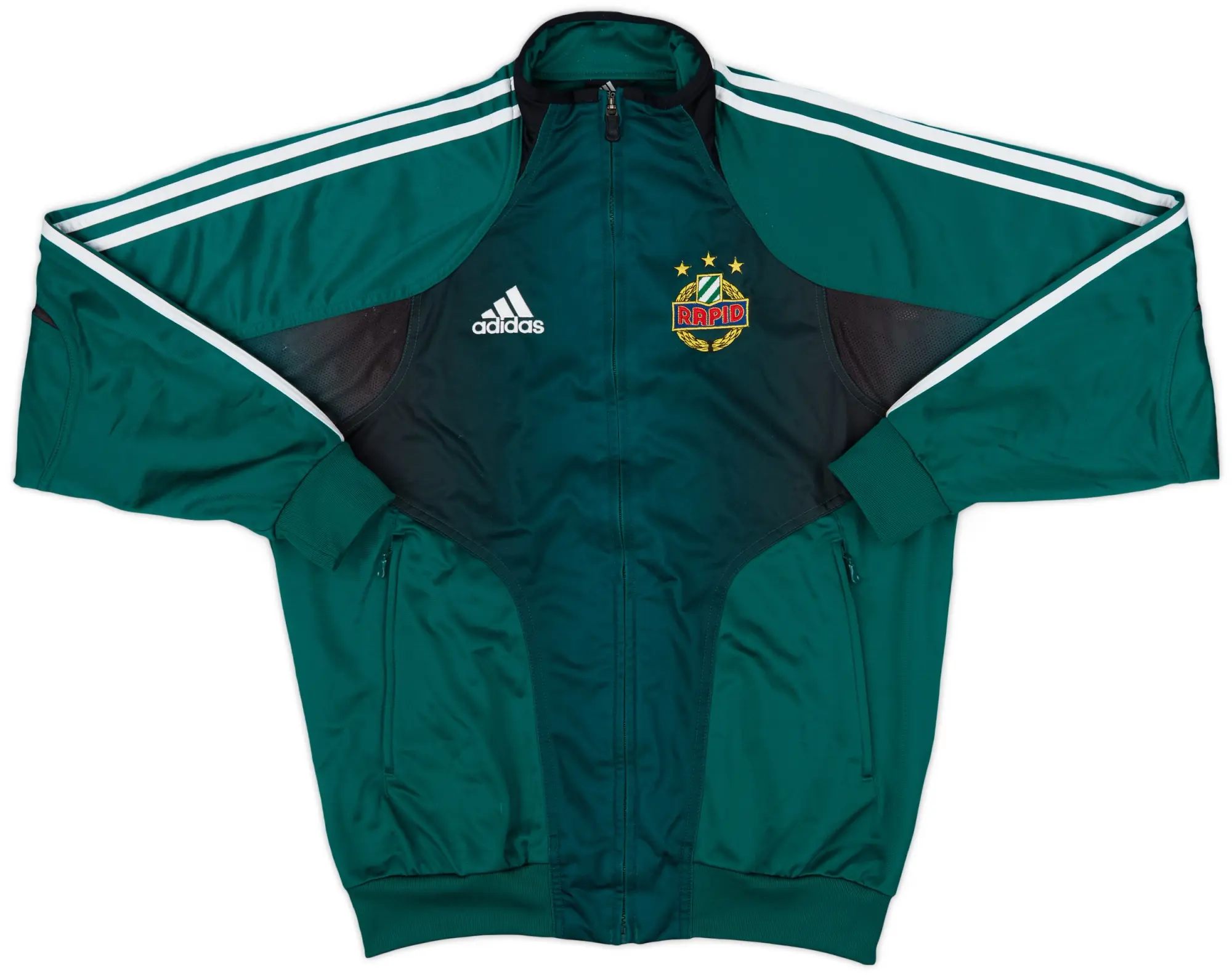 2004-05 Rapid Vienna adidas Track Jacket - 8/10 - (XL.Boys)
