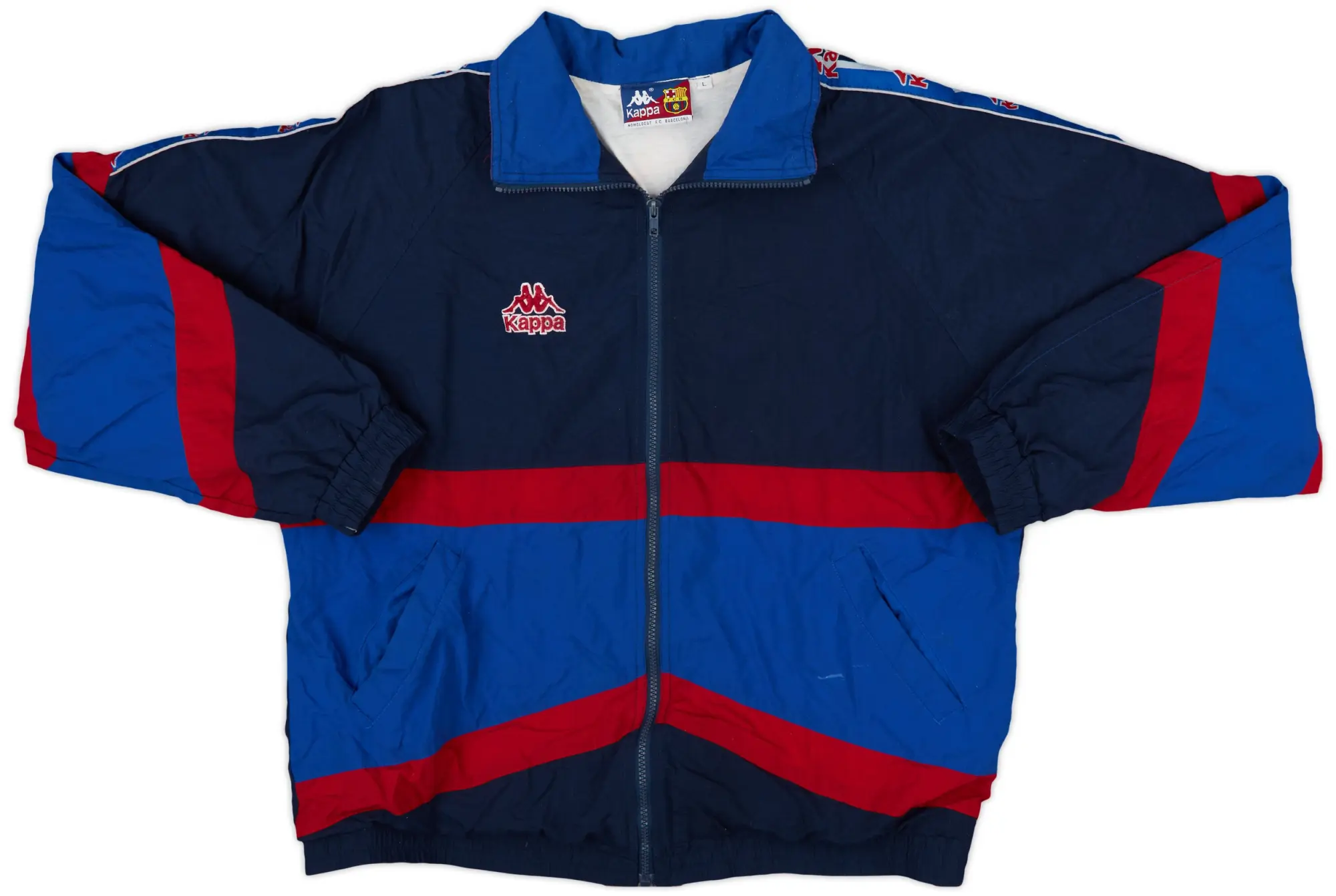 1995-97 Barcelona Kappa Track Jacket - 7/10 - (L)
