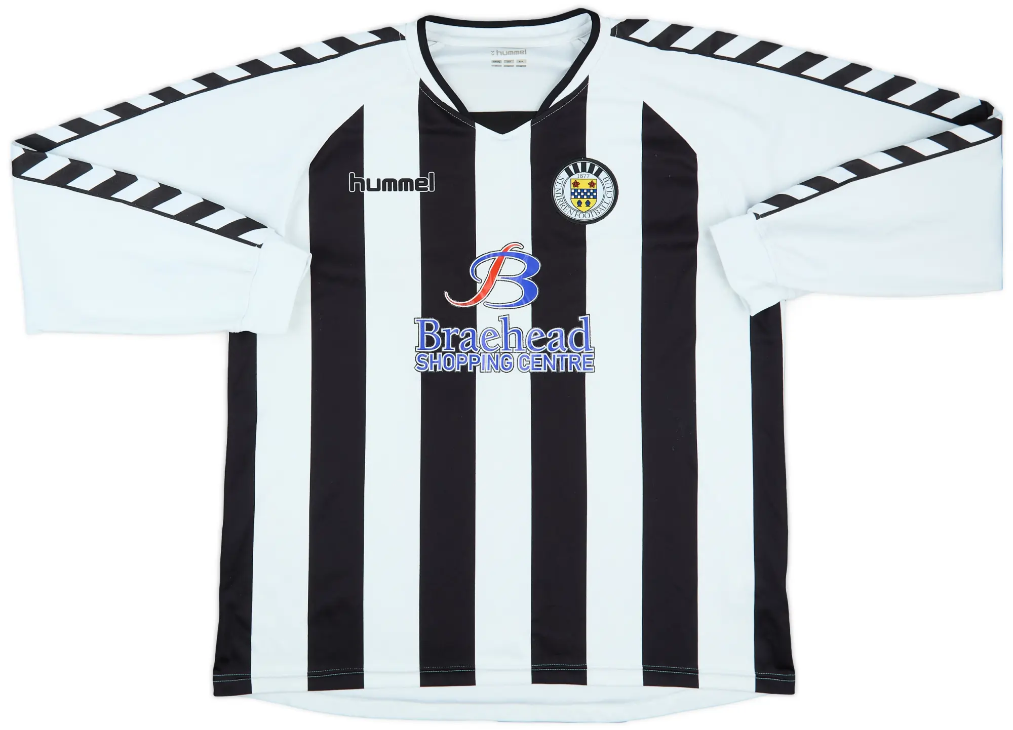 2007-08 St Mirren Home L/S Shirt - 7/10 - (XL)