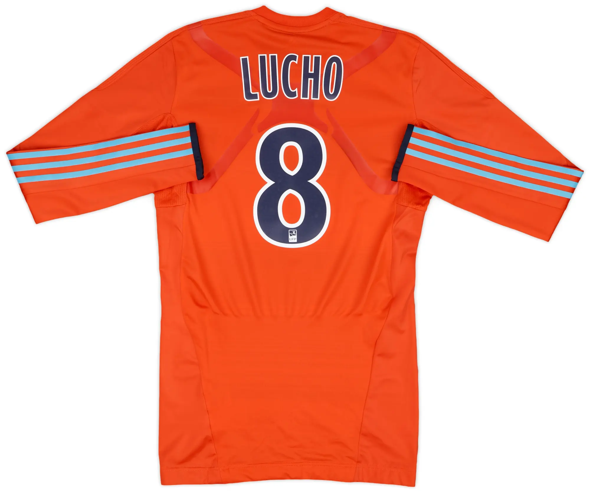 2011-12 Olympique Marseille Player Issue TechFit Third L/S Shirt Lucho #8 - 10/10 - (L)