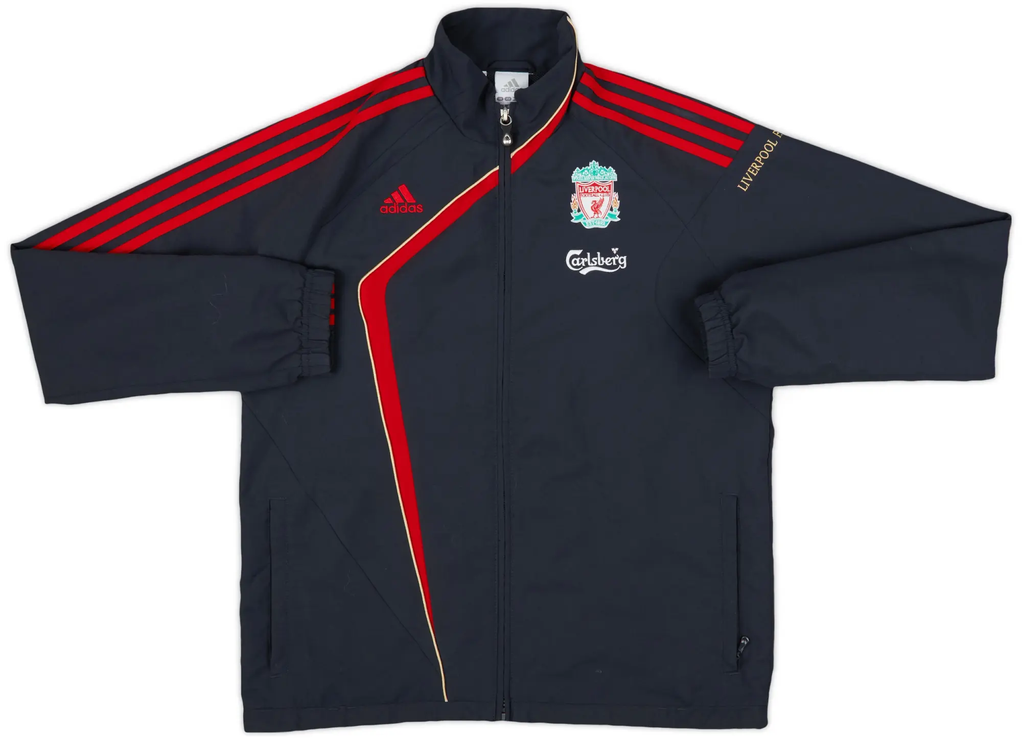 2009-10 Liverpool adidas Track Jacket - 9/10 - (L.Boys)