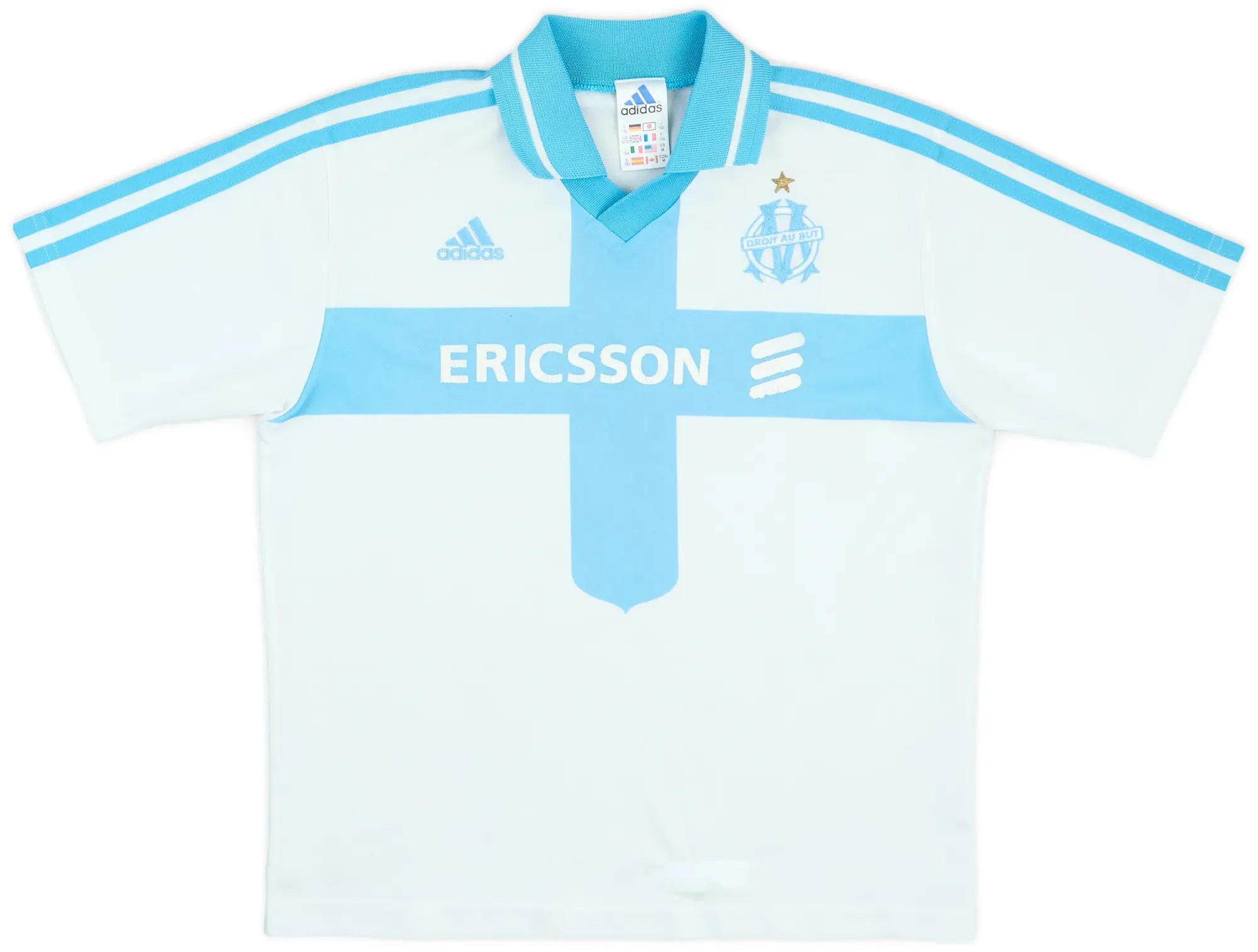 2000-01 Olympique Marseille Home Shirt - 5/10 - (M.Boys)