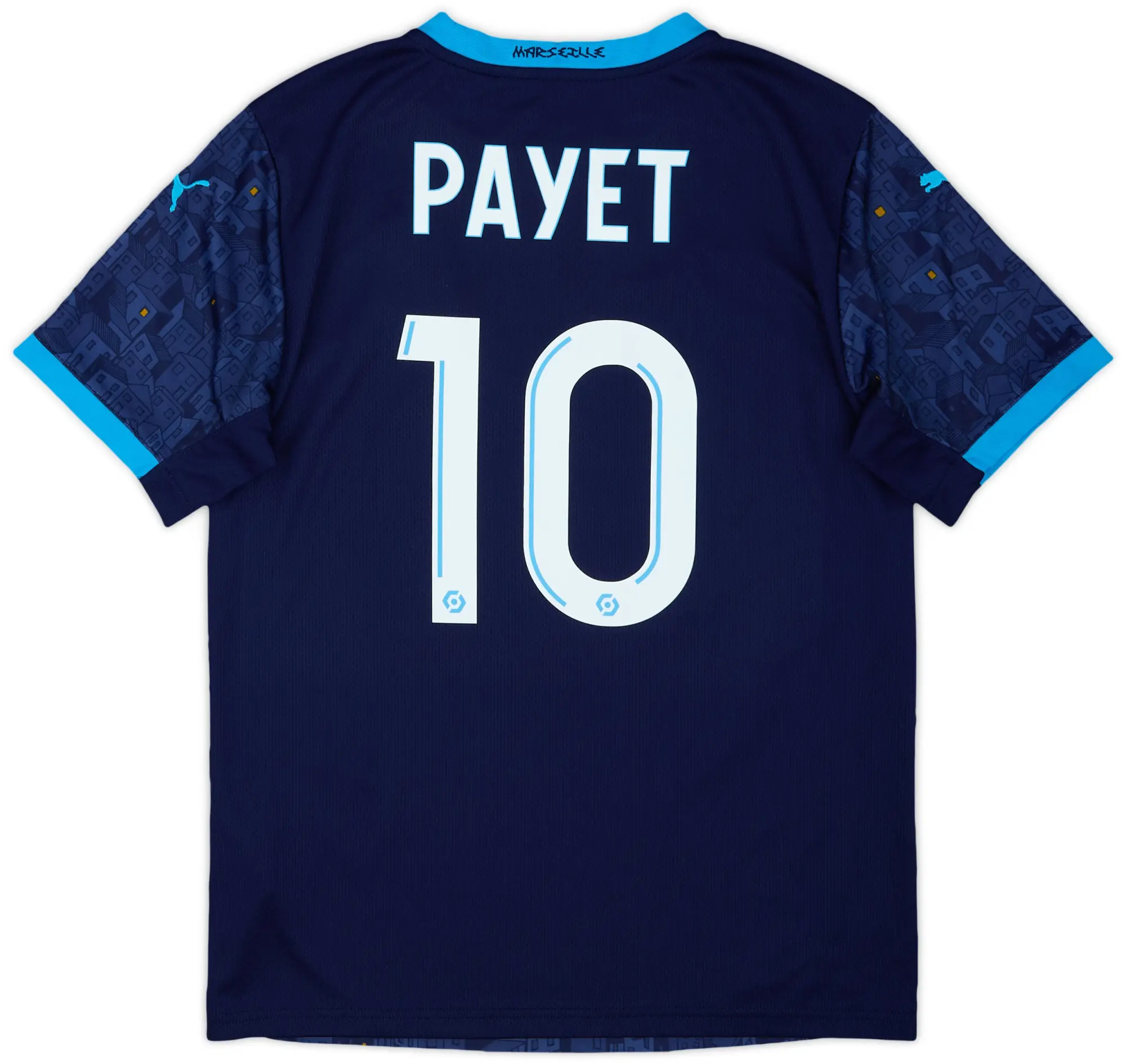 2020-21 Olympique Marseille Away Shirt Payet #10 - 9/10 - (S)