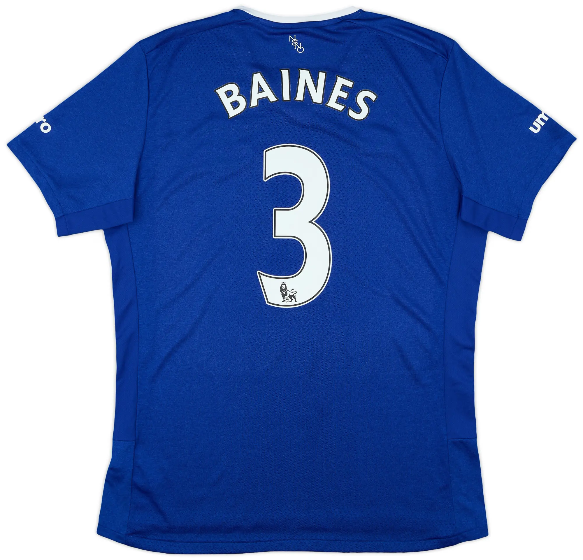 2015-16 Everton Home Shirt Baines #3 (L)