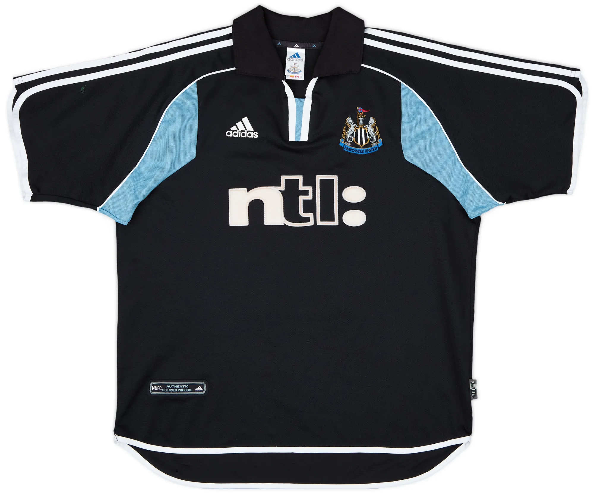 adidas Newcastle United Mens SS Away Shirt 2000/01