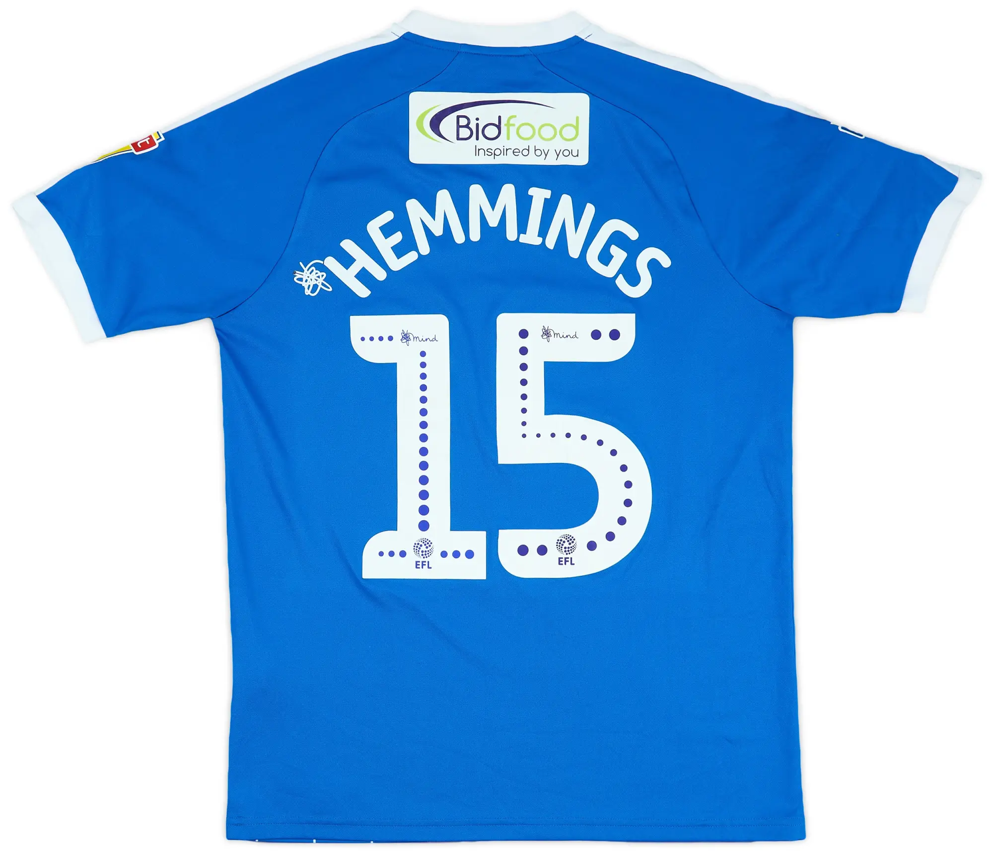 2018-19 Notts County Match Issue Away Shirt Hemmings #15