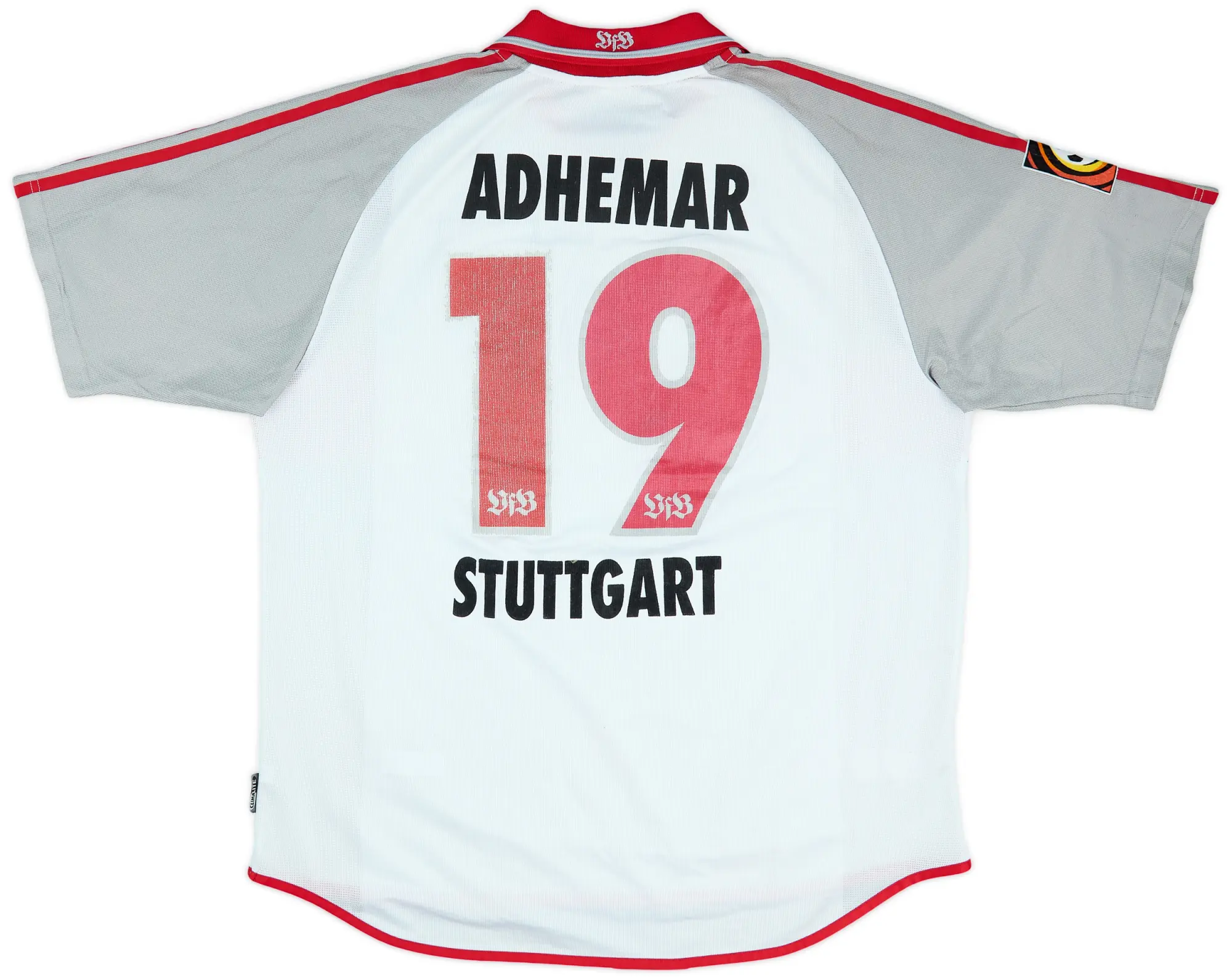 2001-02 Stuttgart Home Shirt Adhemar #19 - 6/10 - (L)
