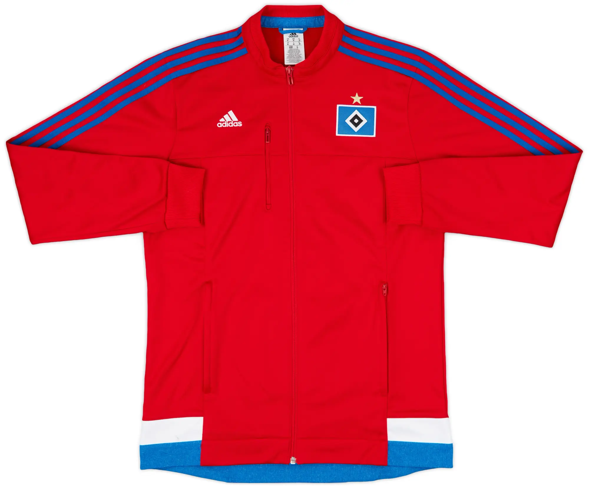 2015-16 Hamburg adidas Track Jacket - 8/10 - (M)