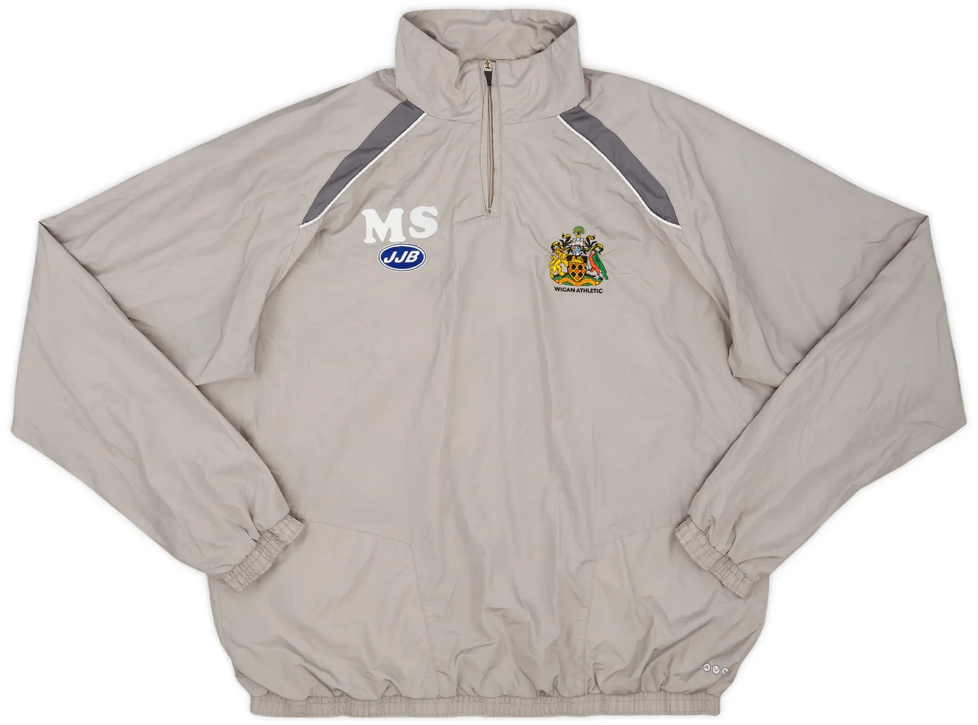 2005-06 Wigan JJB Staff Issue 1/4 Zip Drill Top MS - 7/10 - (XL)
