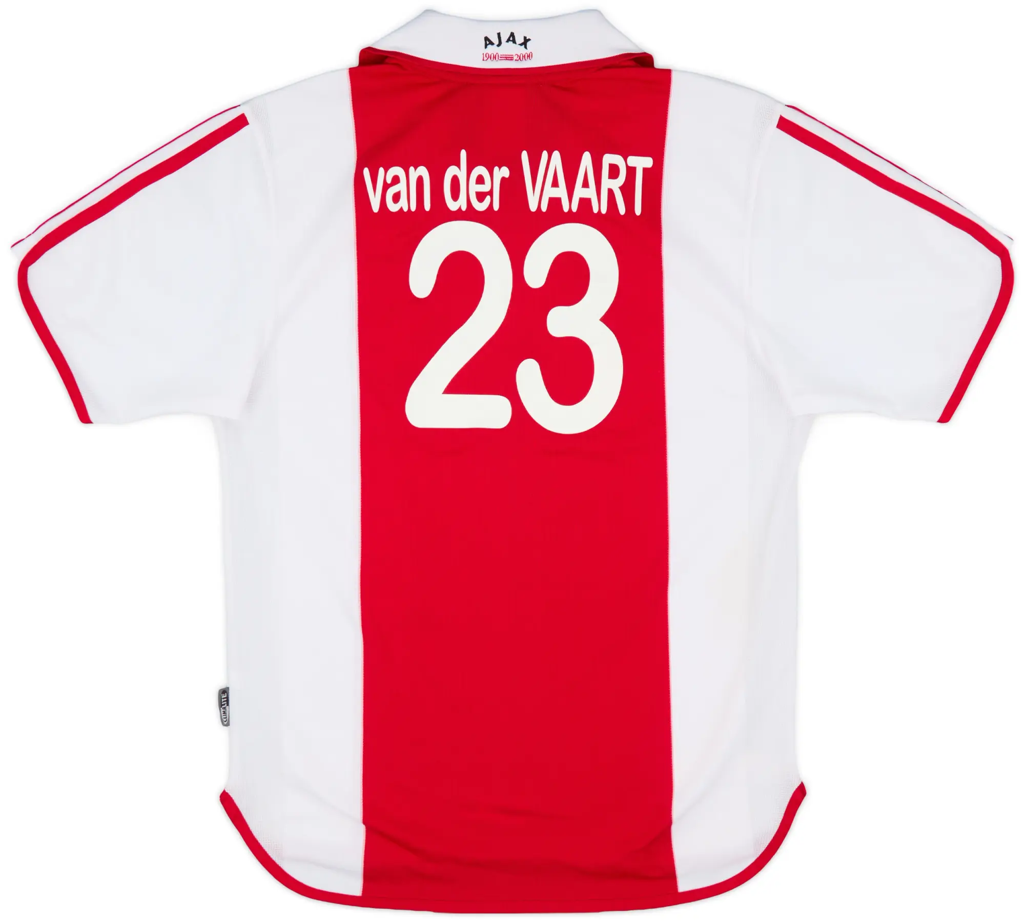 2000-01 Ajax Centenary Home Shirt Van Der Vaart #23 - 9/10 - (S)