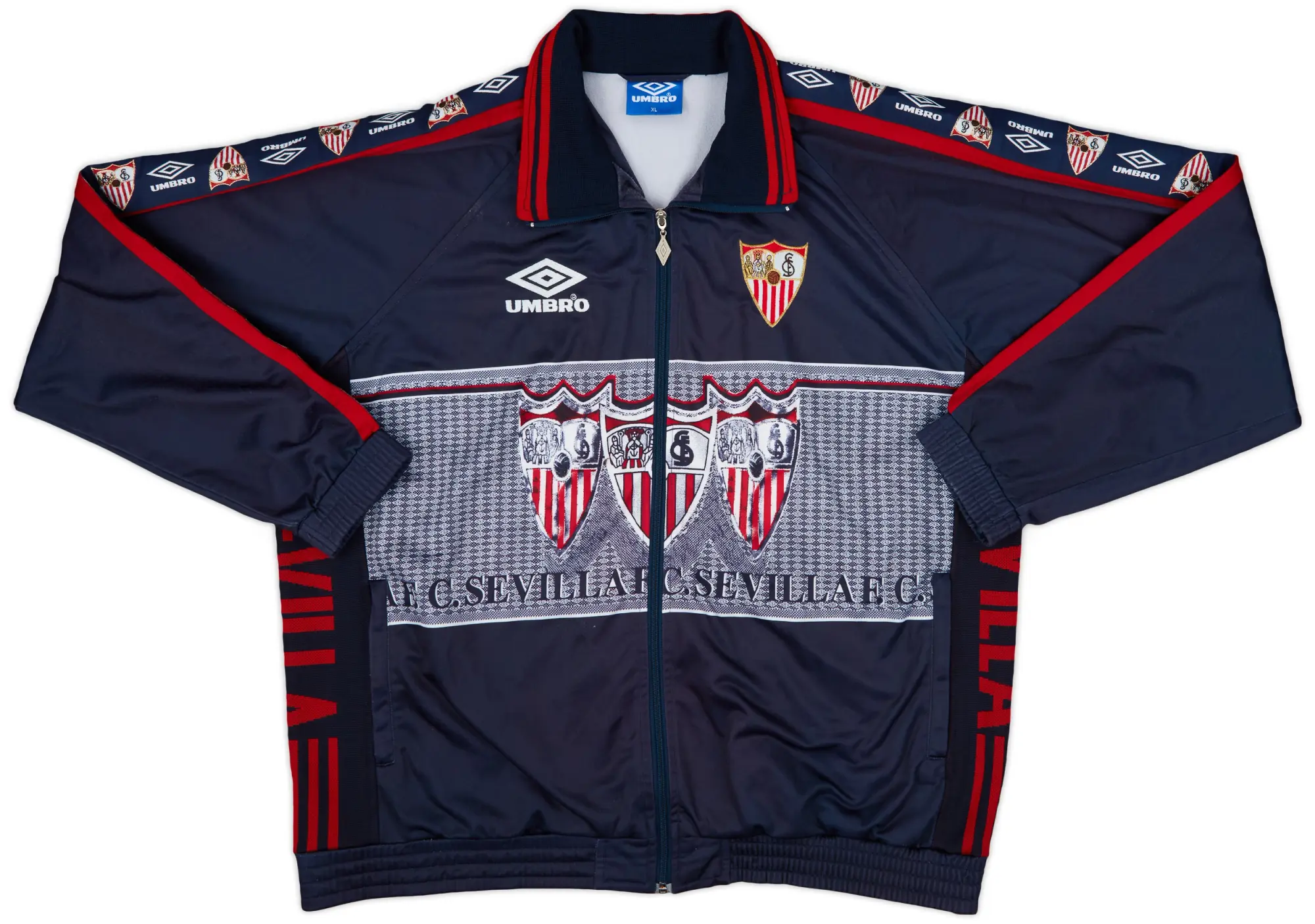 1995-96 Sevilla Umbro Track Jacket - 7/10 - (XL)