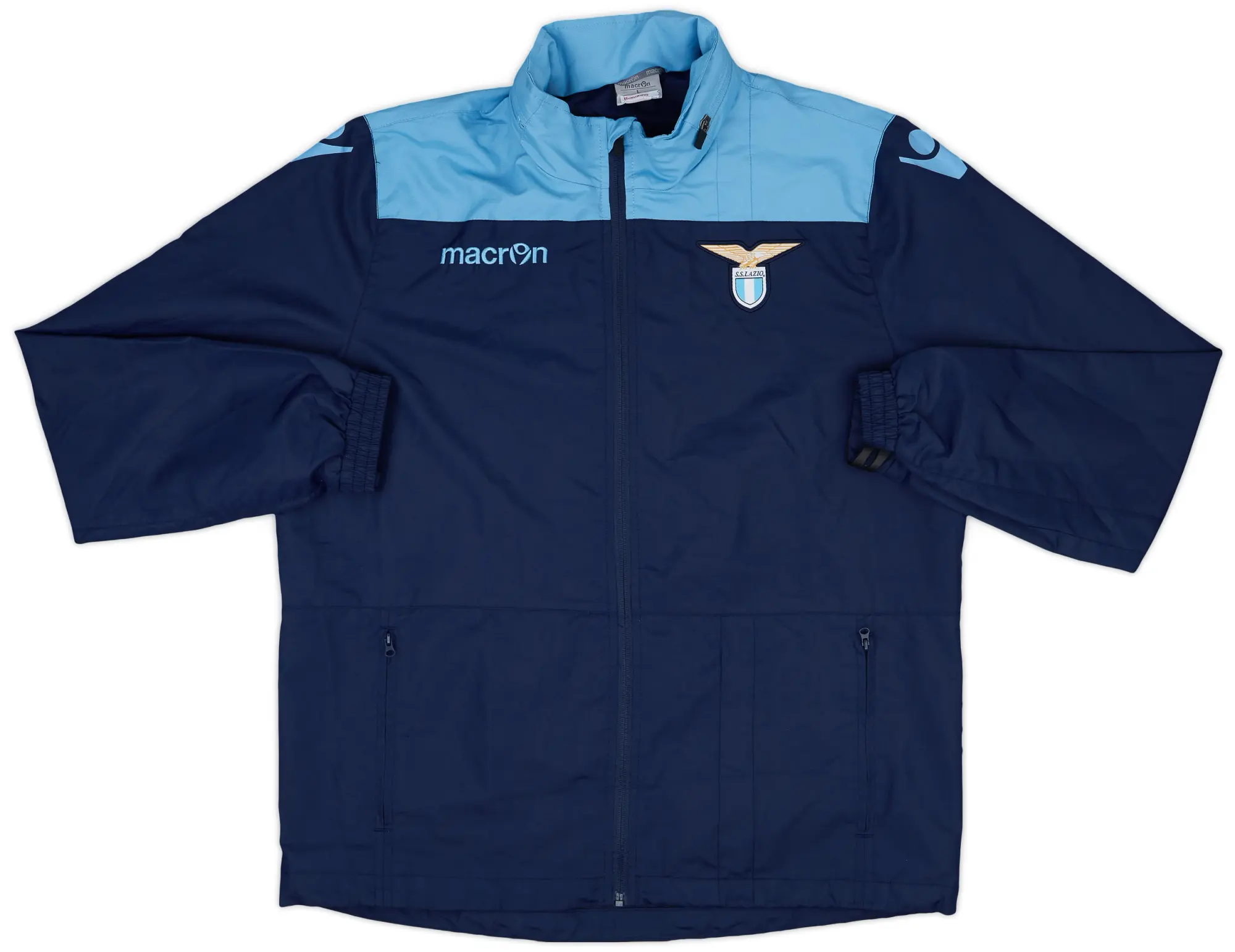 2016-17 Lazio Macron Track Jacket - 9/10 - (L)
