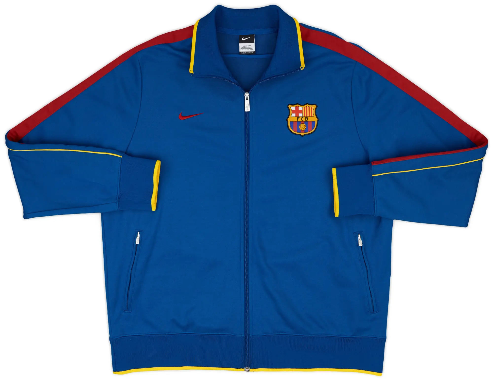 2011-12 Barcelona N98 Nike Track Jacket - 9/10 - (XXL)