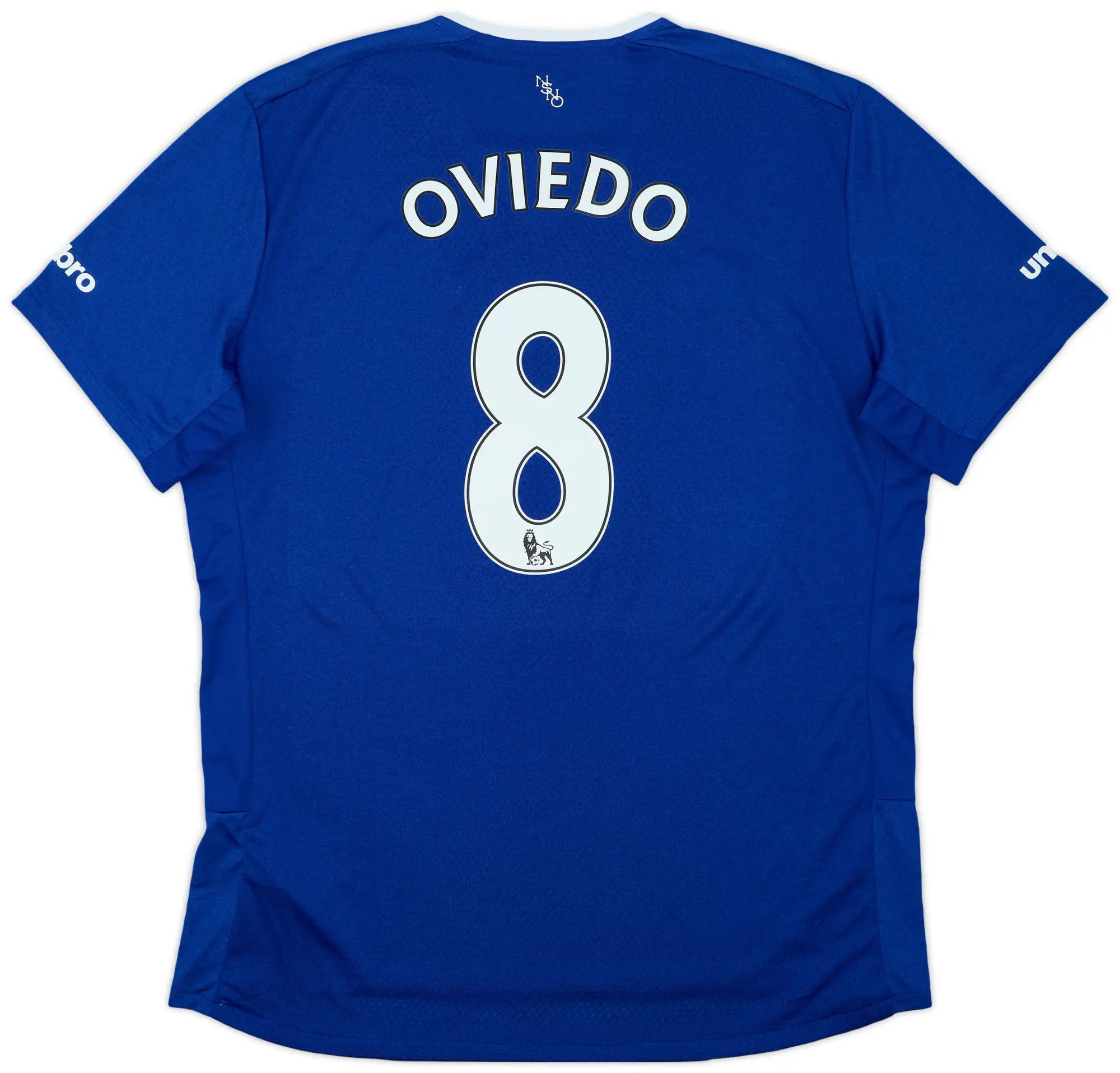 2015-16 Everton Home Shirt Oviedo #8 - 9/10 - (XL)