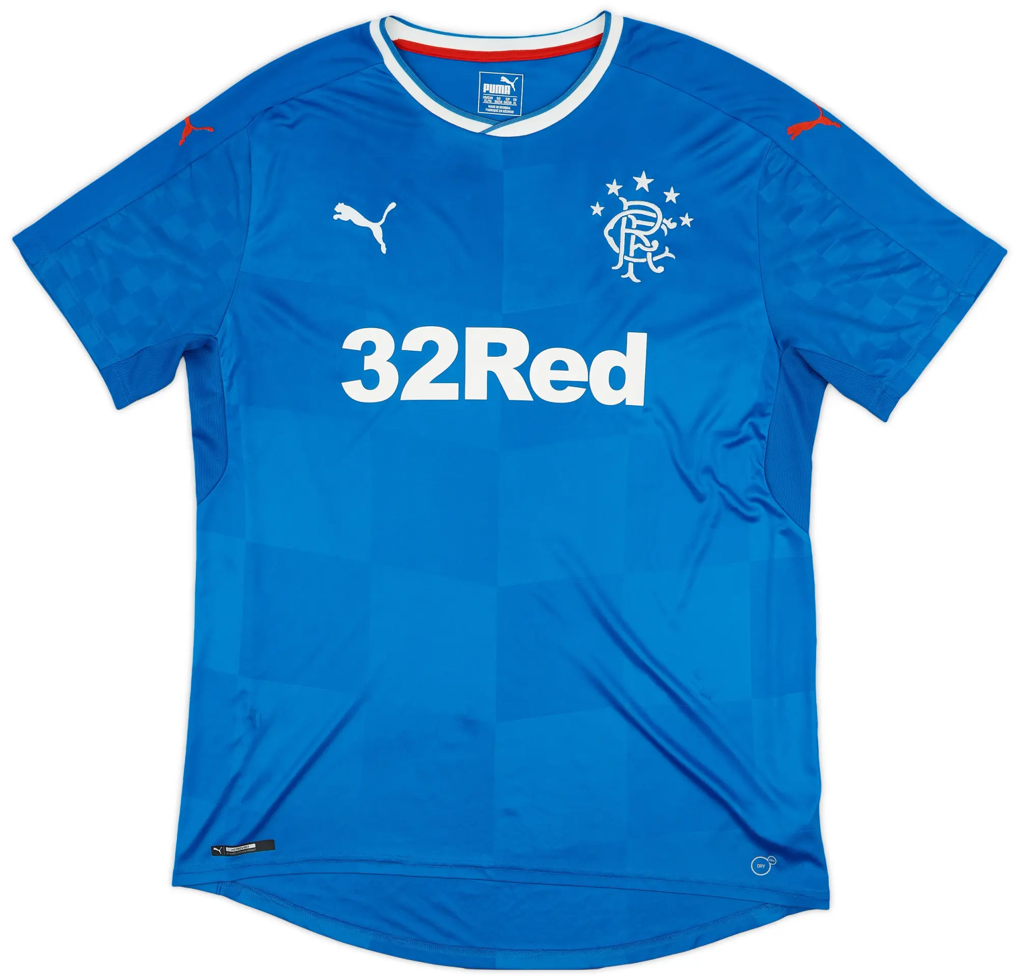 2016-18 Rangers Home Shirt - 8/10 - (XL)