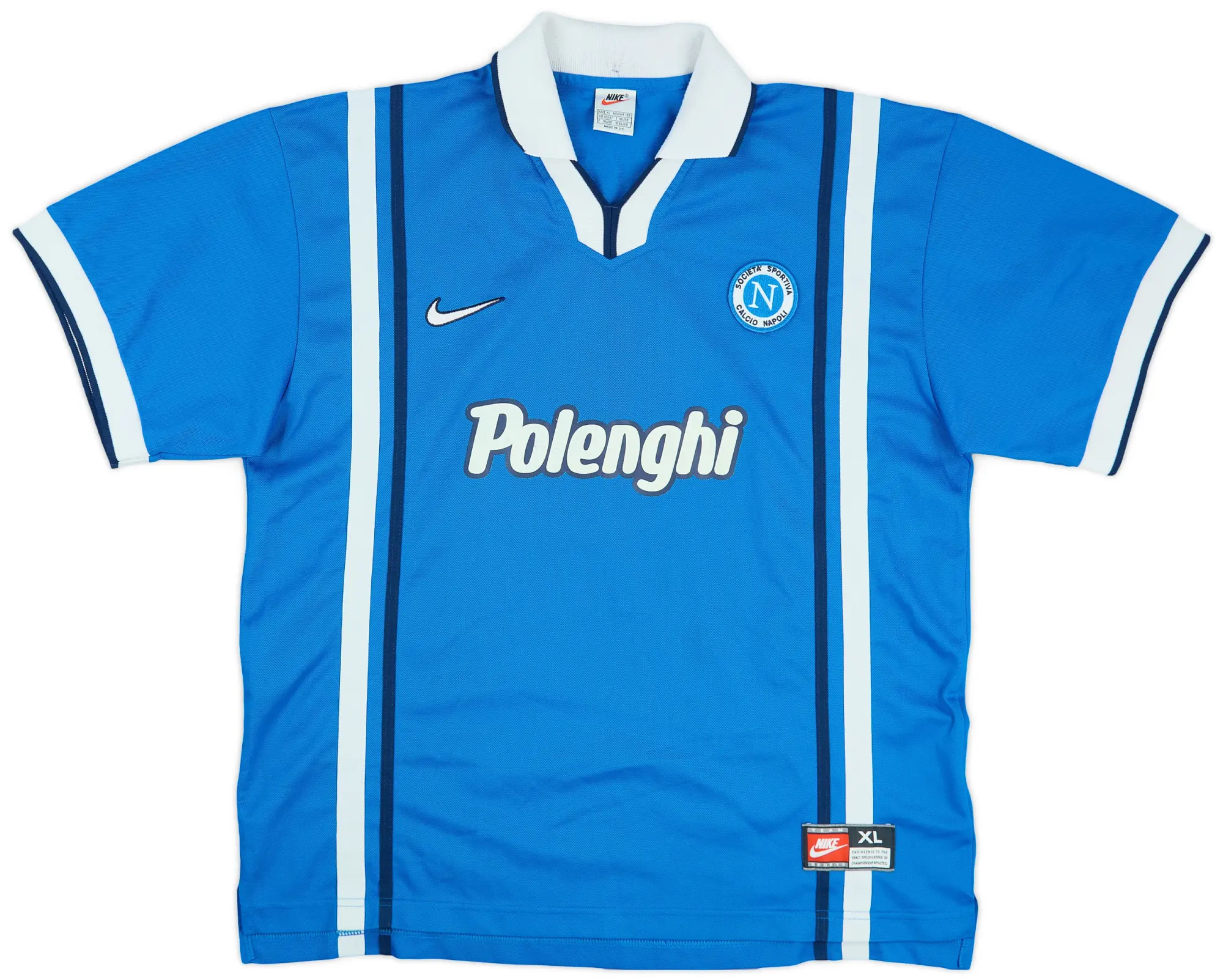 1997-98 Napoli Home Shirt - 8/10 - (XL)