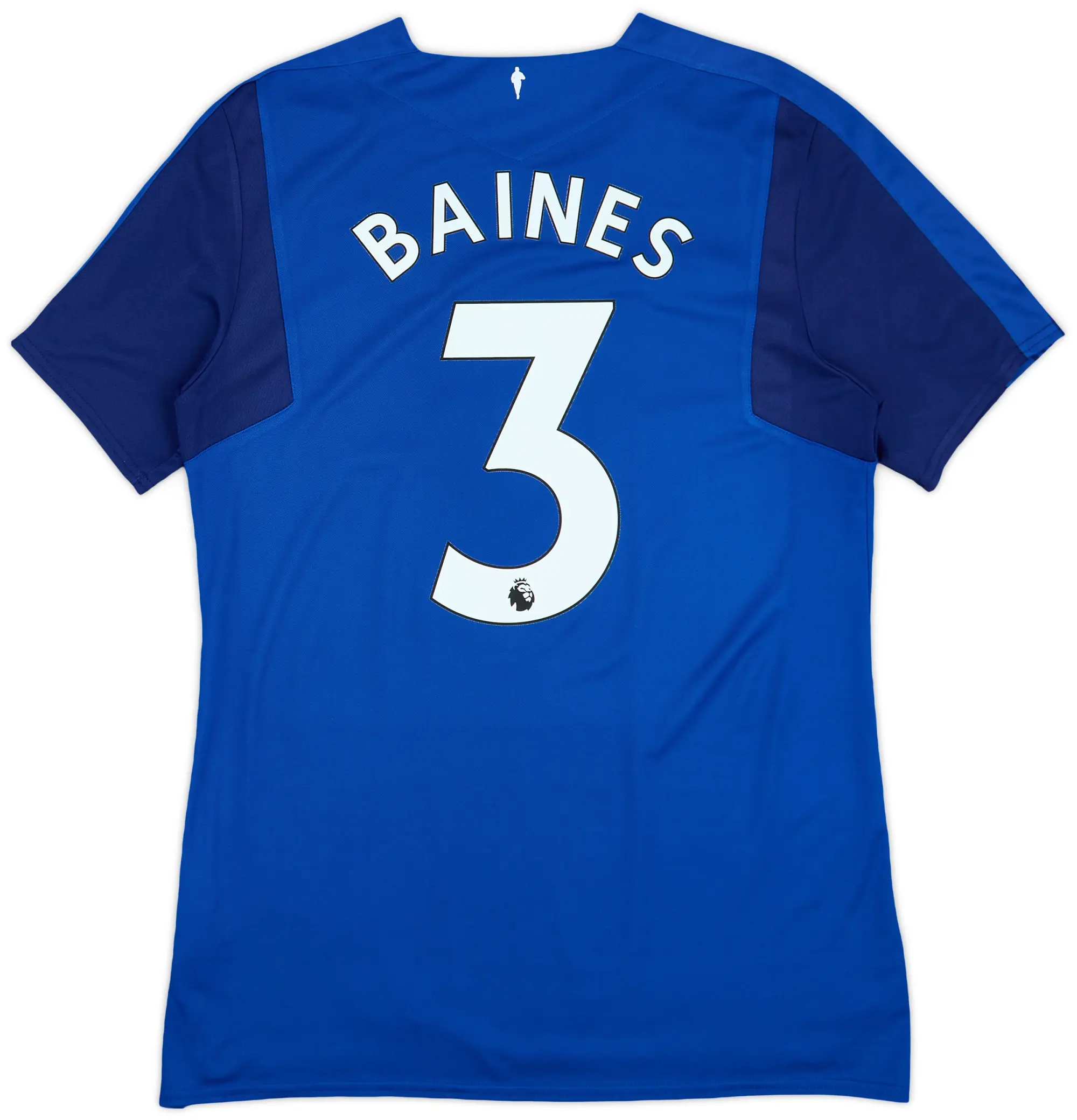 2017-18 Everton Home Shirt Baines #3 - 8/10 - (L)