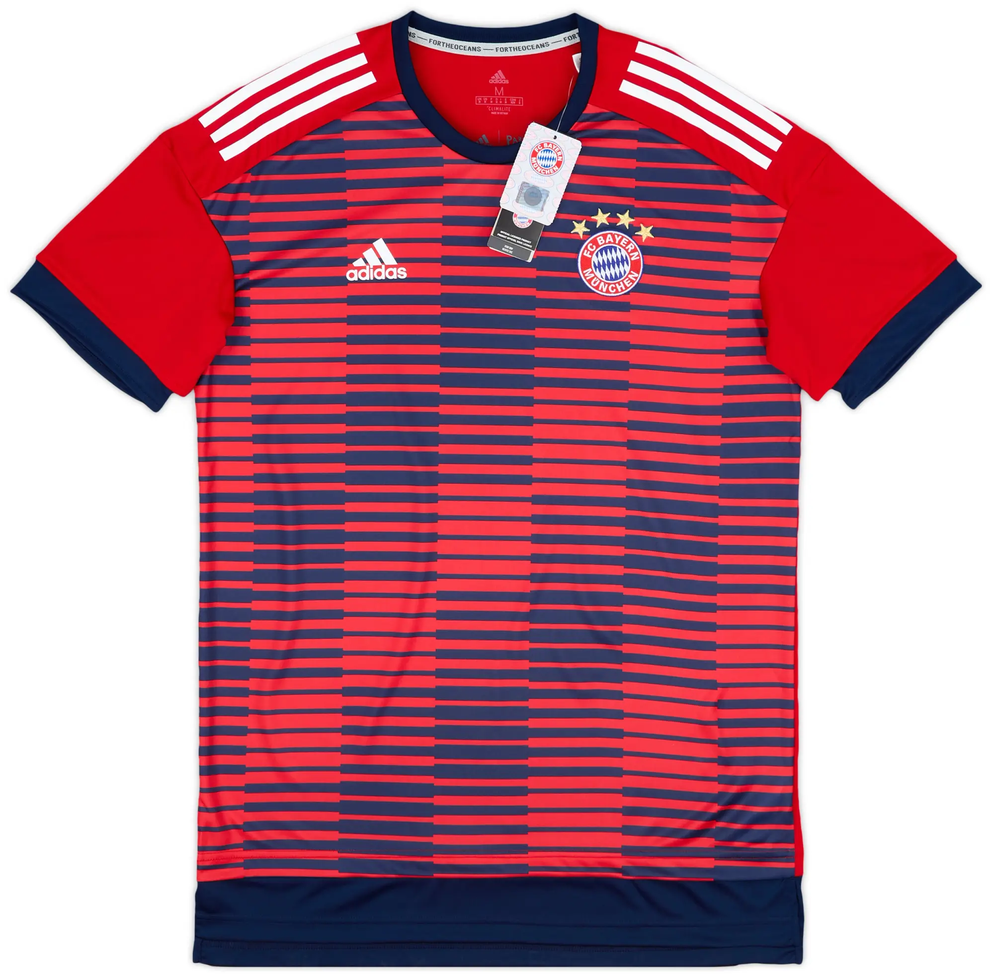 2017-18 AC Milan adidas Pre-Match Shirt (XS)