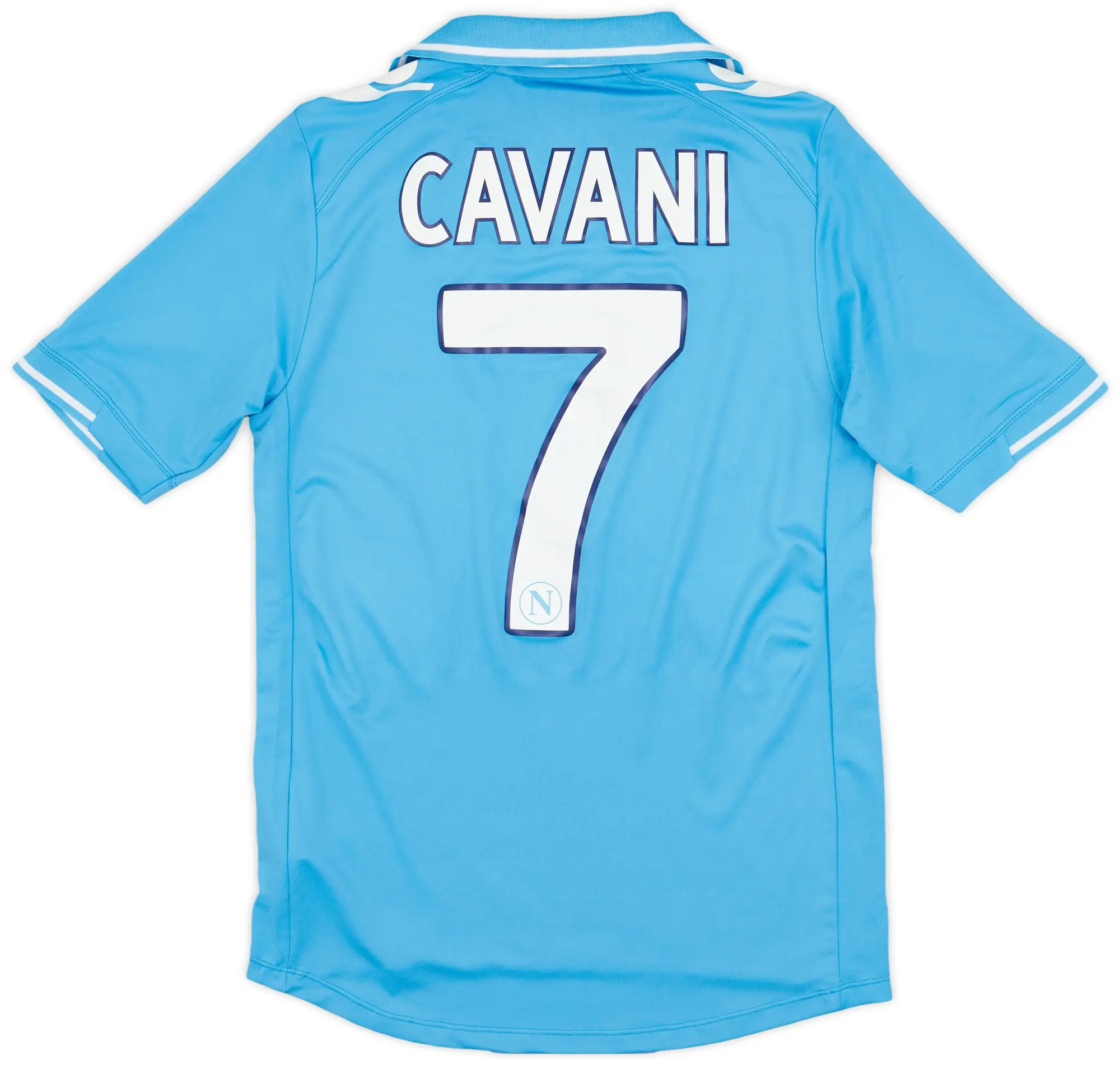 2011-12 Napoli Home Shirt Cavani #7 - 8/10 - (S)