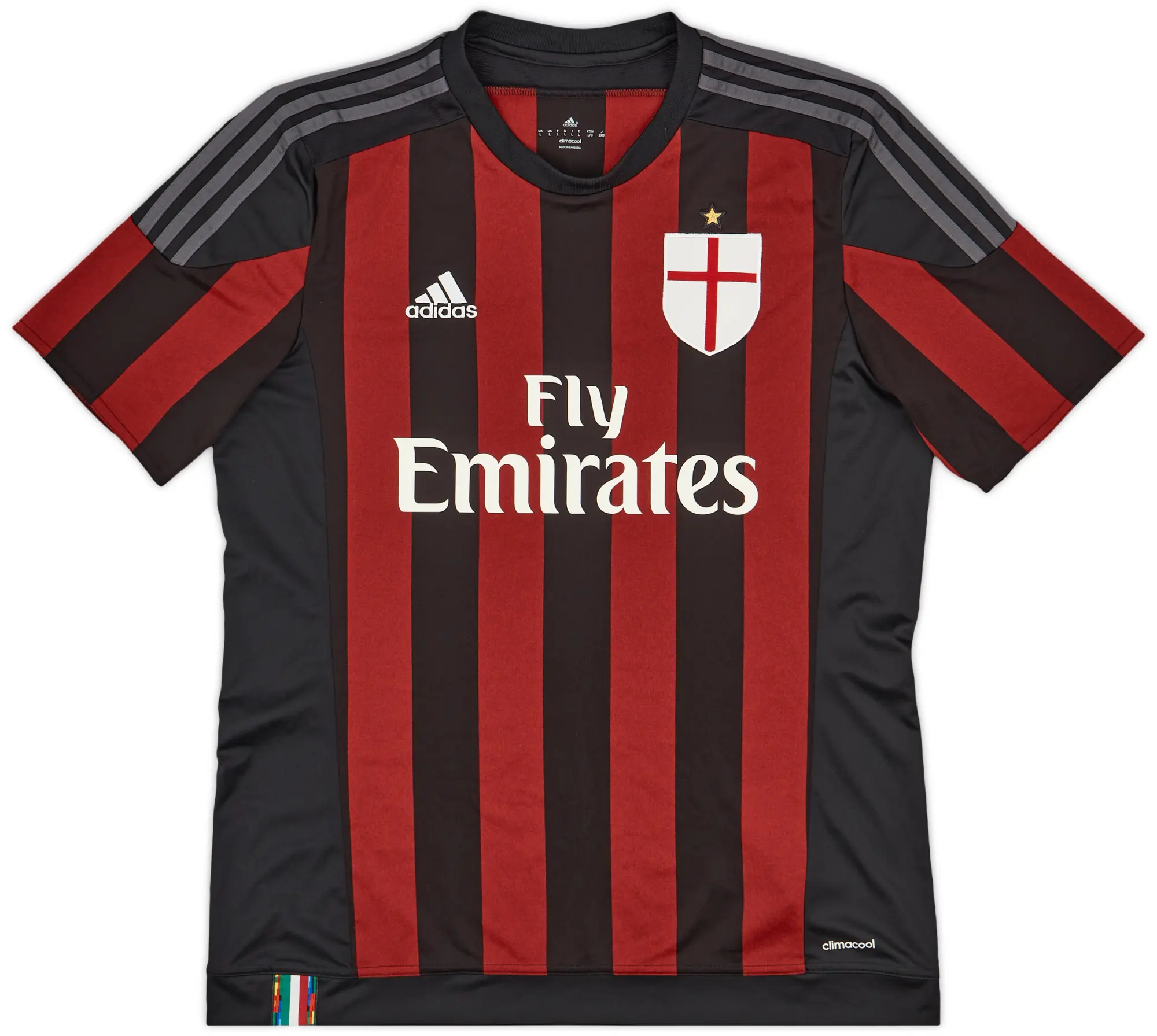 2015-16 AC Milan Home Shirt - 8/10 - (L)