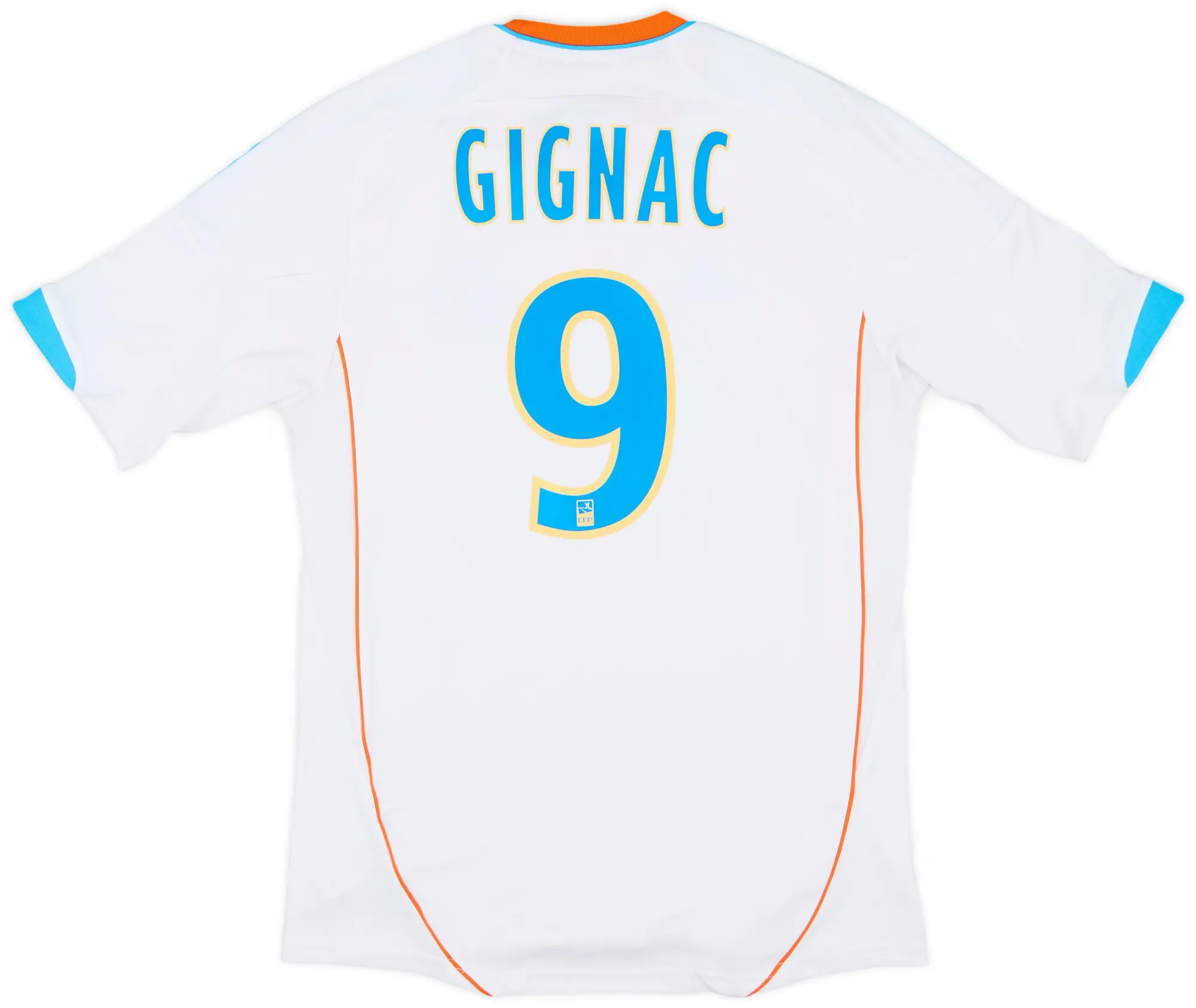 2012-13 Olympique Marseille Home Shirt Gignac #9 - 9/10 - (S)