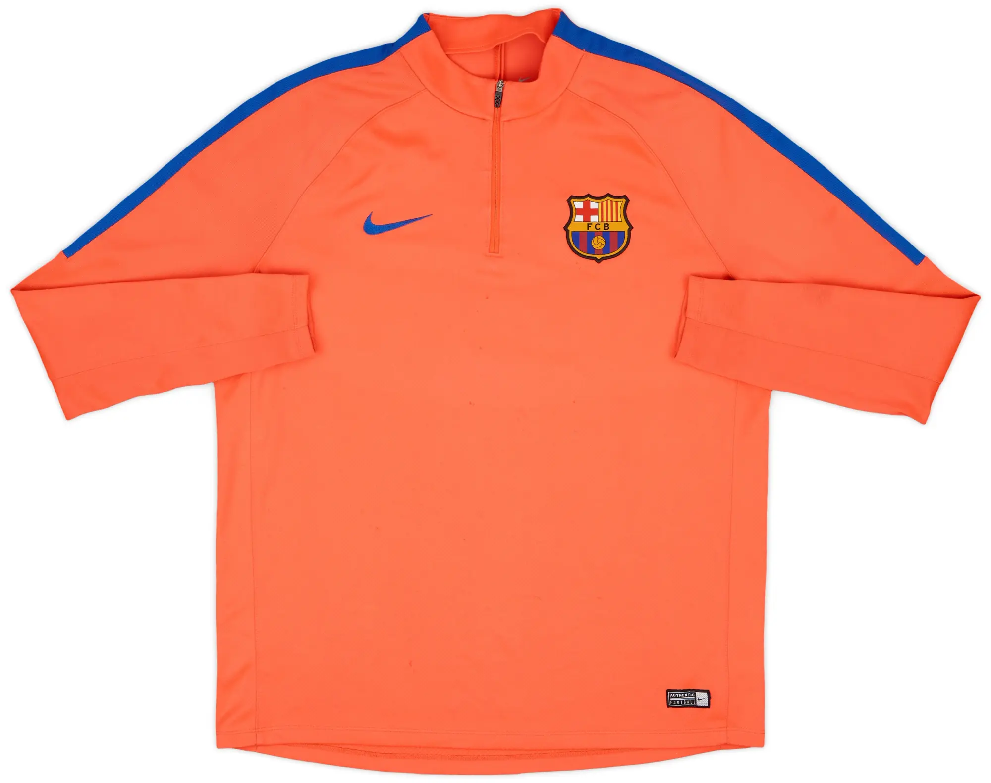 2016-17 Barcelona Nike 1/4 Zip Drill Top - 6/10 - (XL)