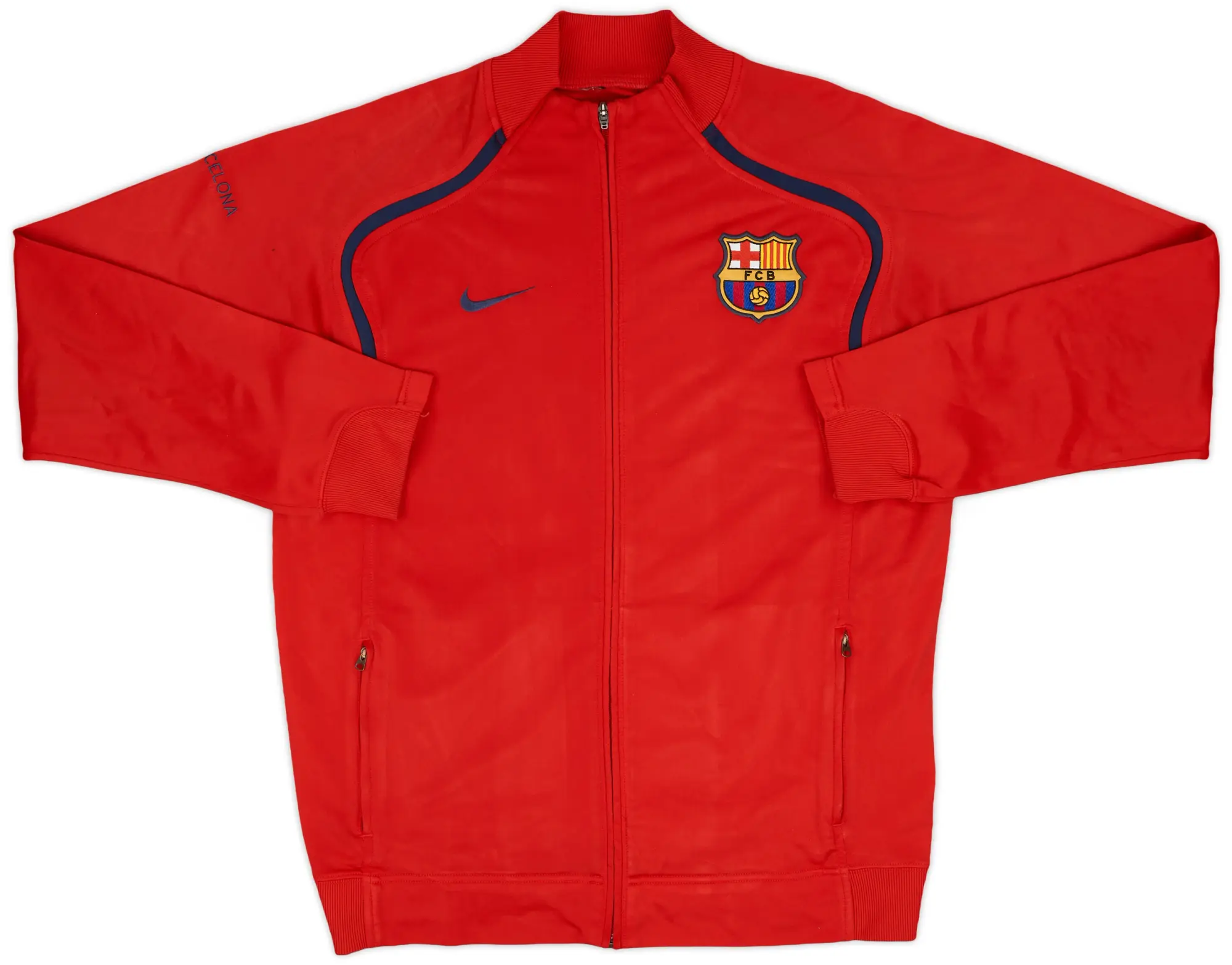 2006-07 Barcelona Nike Track Jacket - 8/10 - (L)