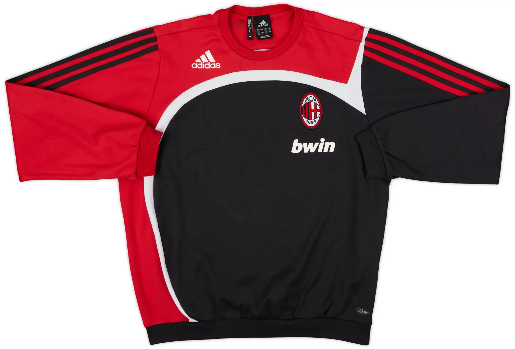2007-08 AC Milan adidas Sweat Top - 6/10 - (M)